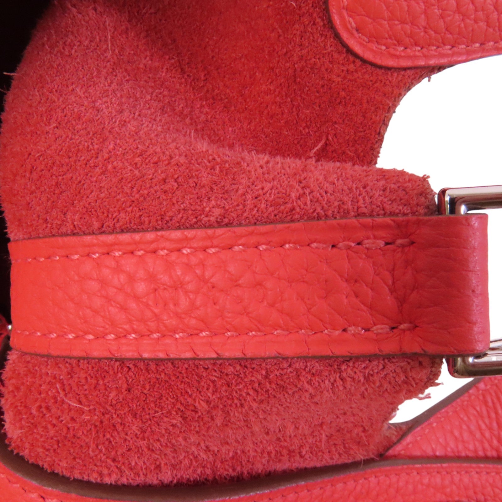 HERMES Clemence皮革Picotin PM銀扣手挽袋