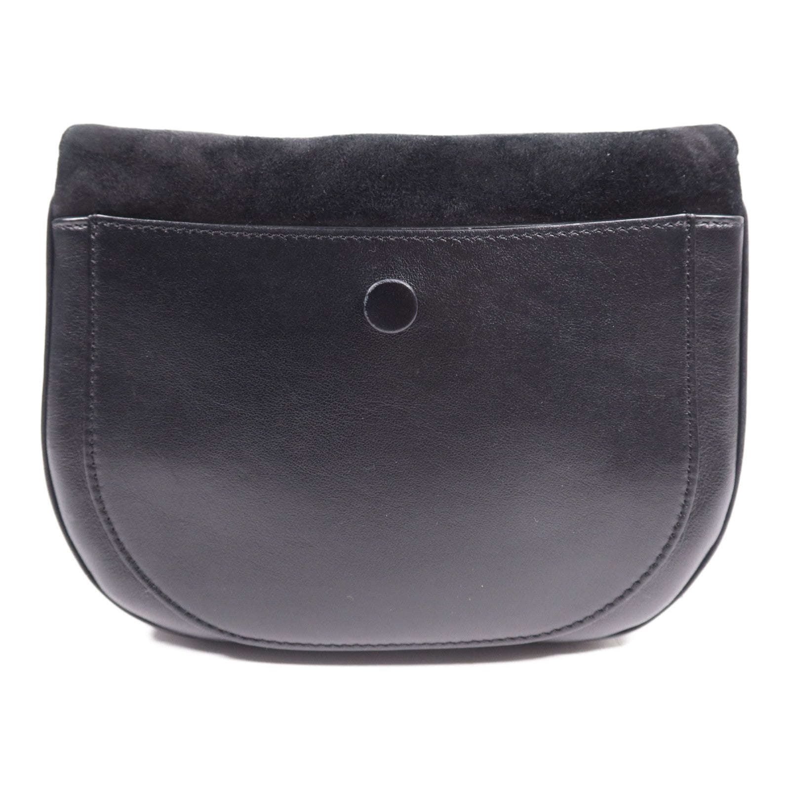 TOD'S 麂皮皮革T-Ring銀扣肩背袋