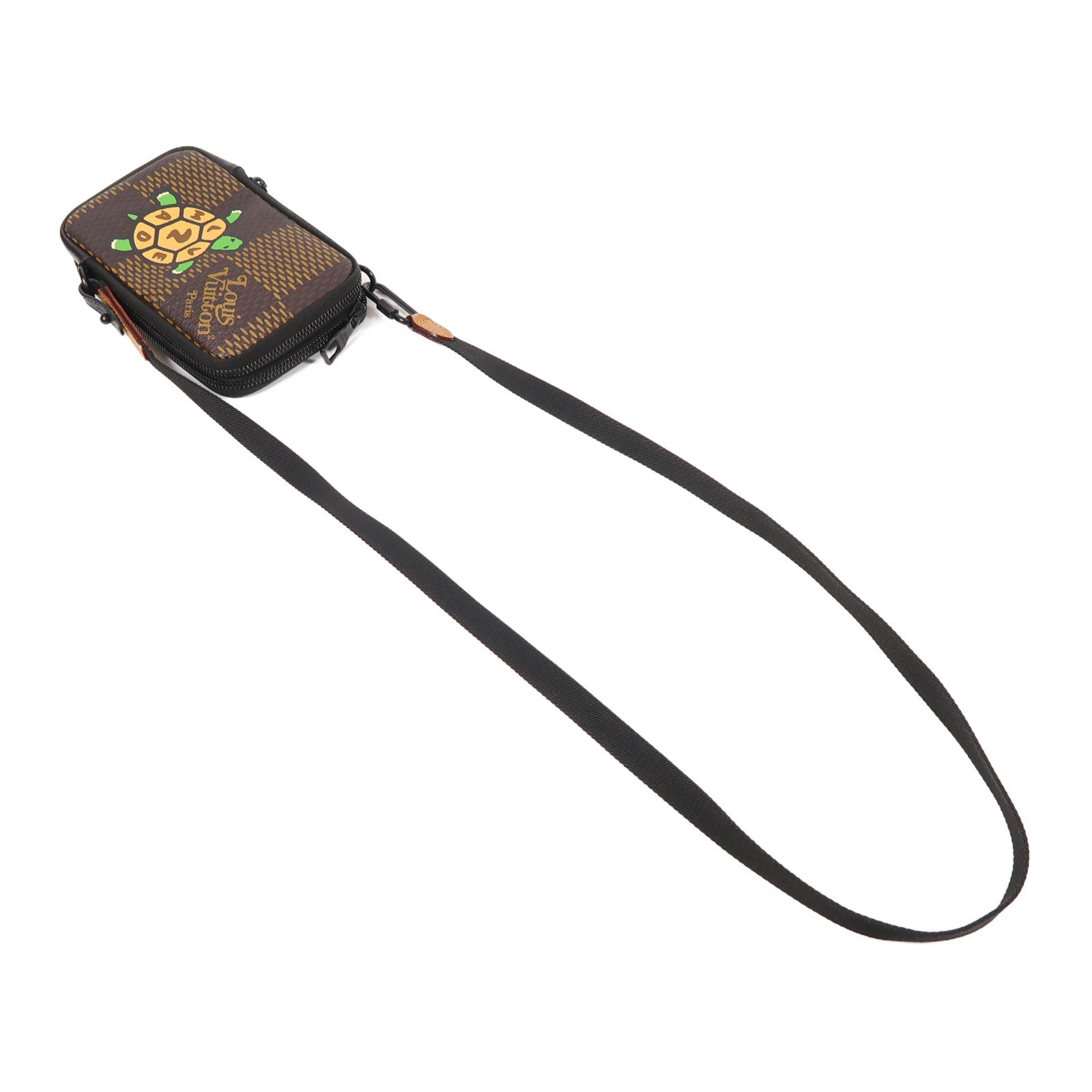 LOUIS VUITTON Damier LV x Nigo Phone Pouch肩背袋