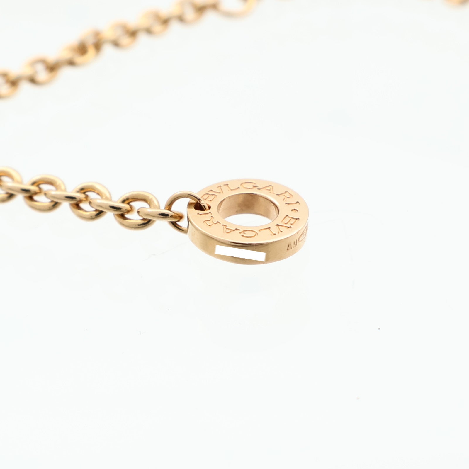 BVLGARI 18K玫瑰金Bvlgari Necklace縞瑪瑙項鍊