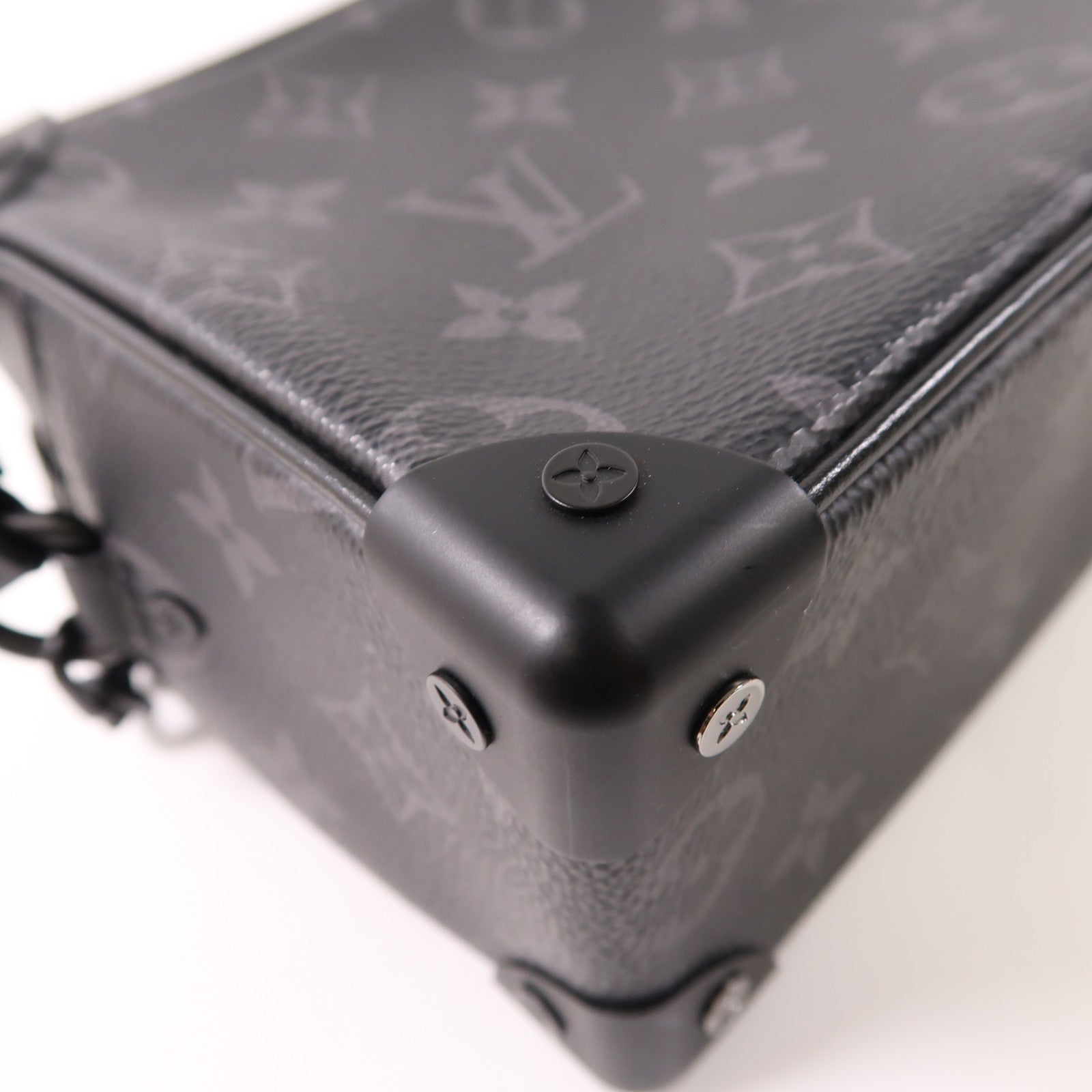 LOUIS VUITTON Monogram Eclipse Mini Soft Trunk肩背袋