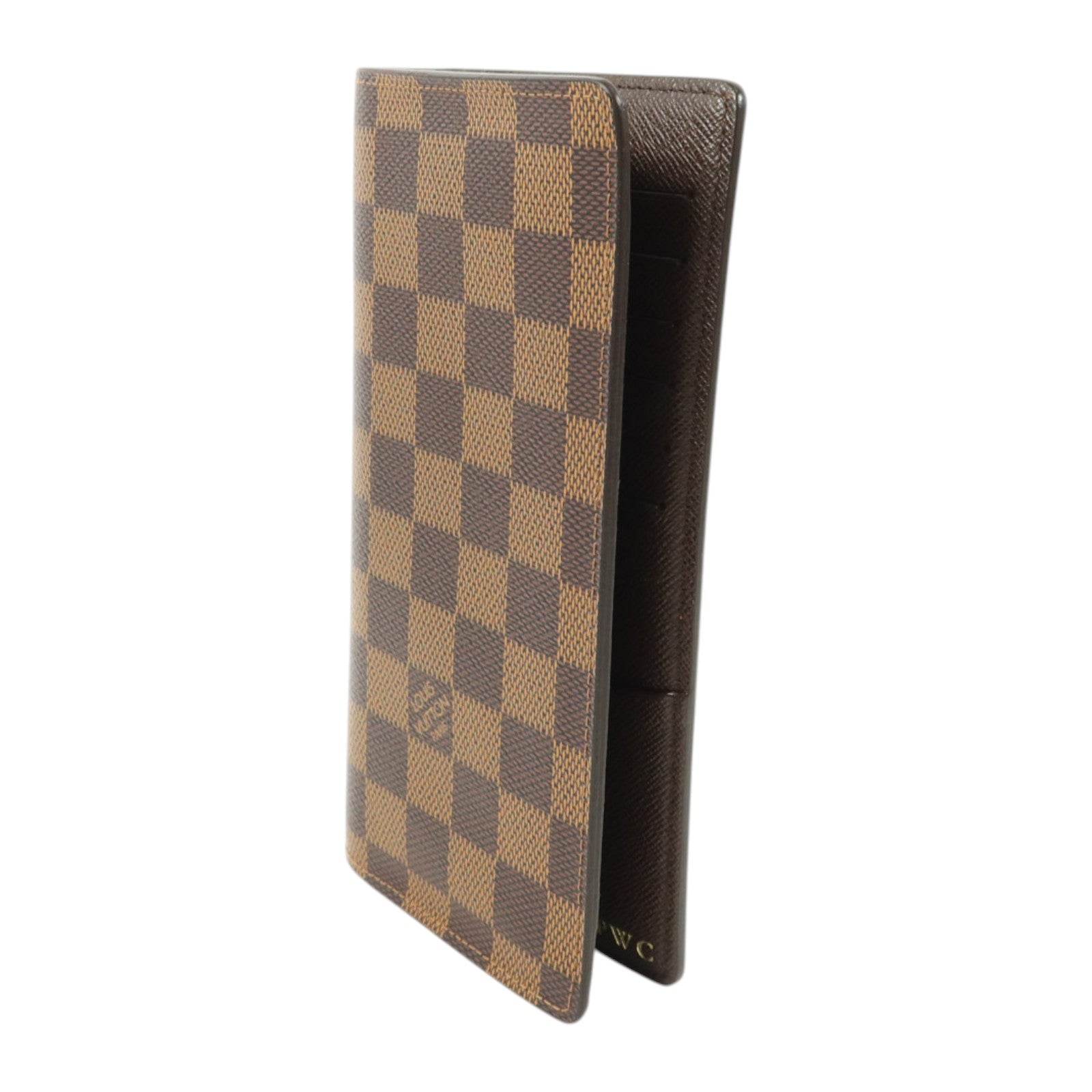 LOUIS VUITTON Damier Ebene Brazza長錢包