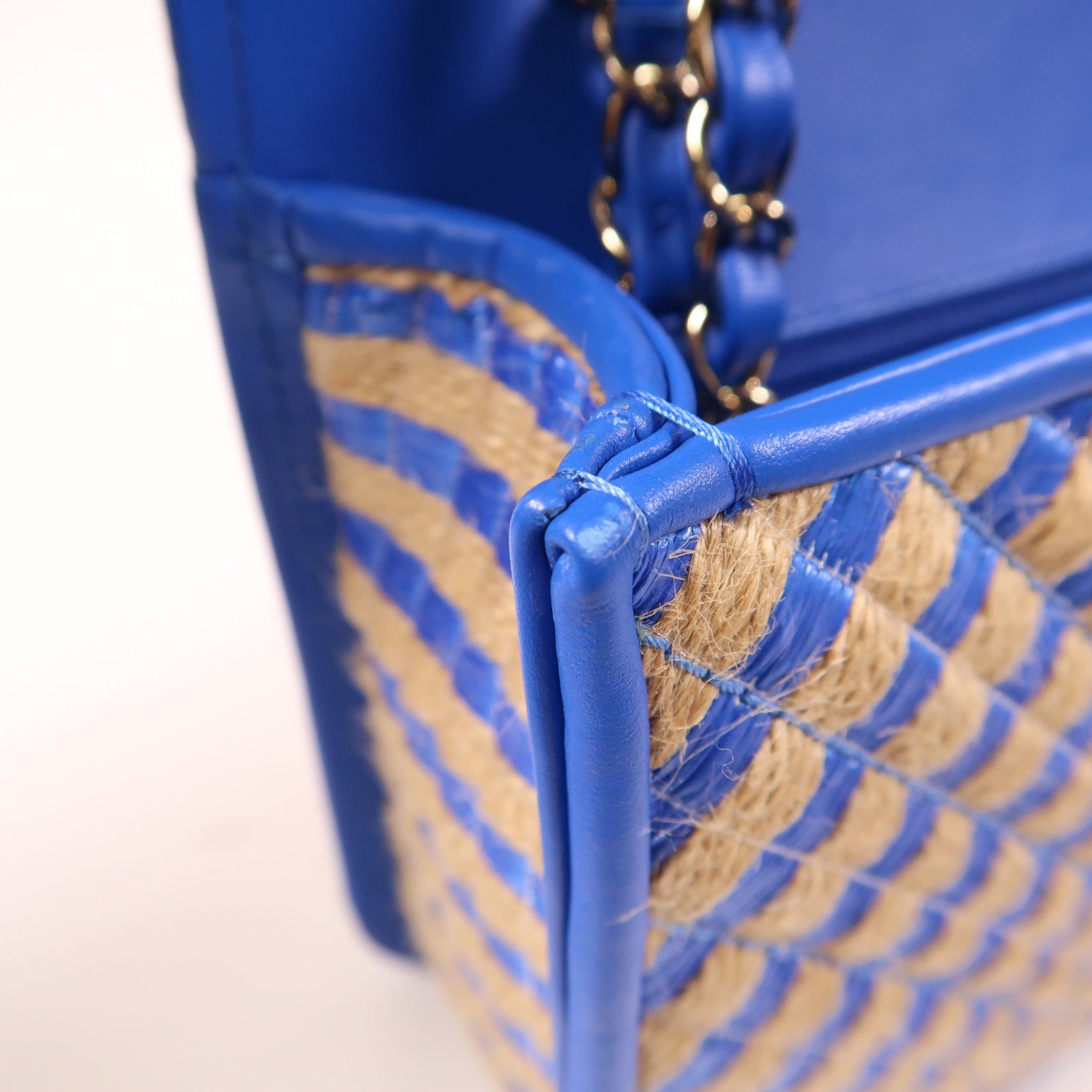 CHANEL 皮革Chain Shoulder金扣鏈帶肩背袋