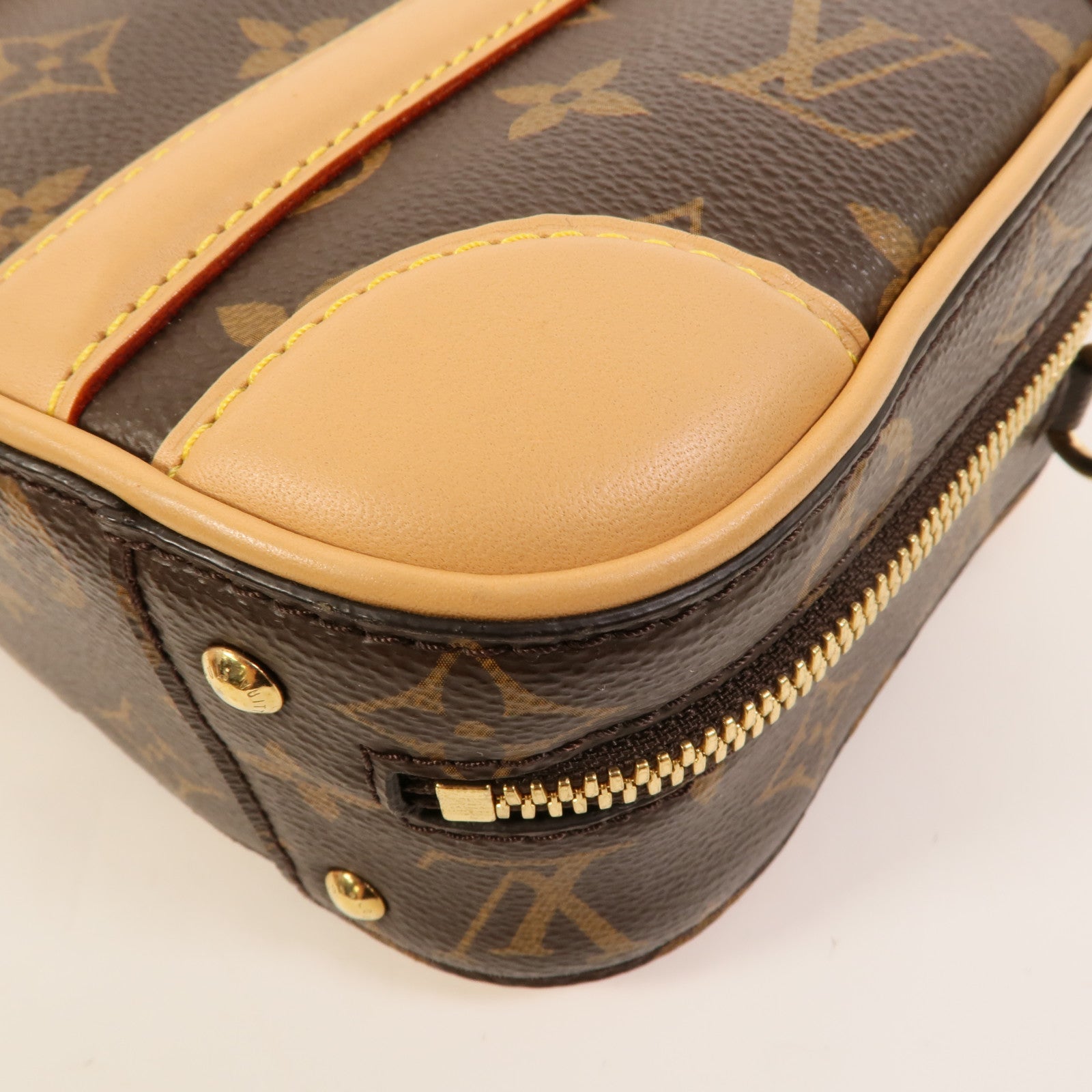 LOUIS VUITTON Monogram Valisette金扣手挽肩背兩用袋
