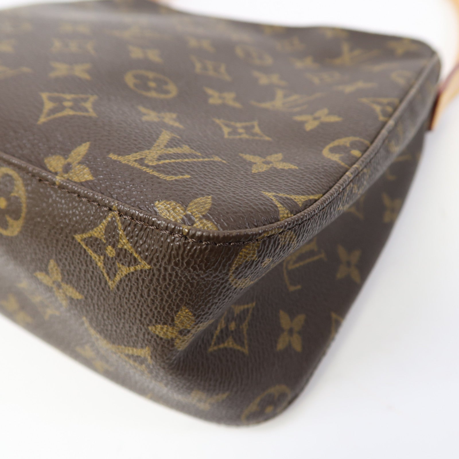 LOUIS VUITTON 【激減優惠】Monogram Looping MM金扣肩背袋啡色