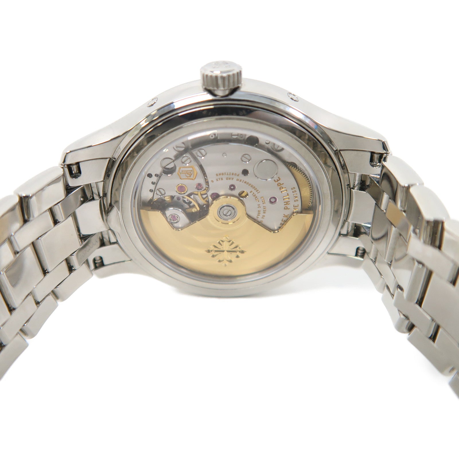 PATEK PHILIPPE Annual Calendar不鏽鋼手錶自動機芯藍色