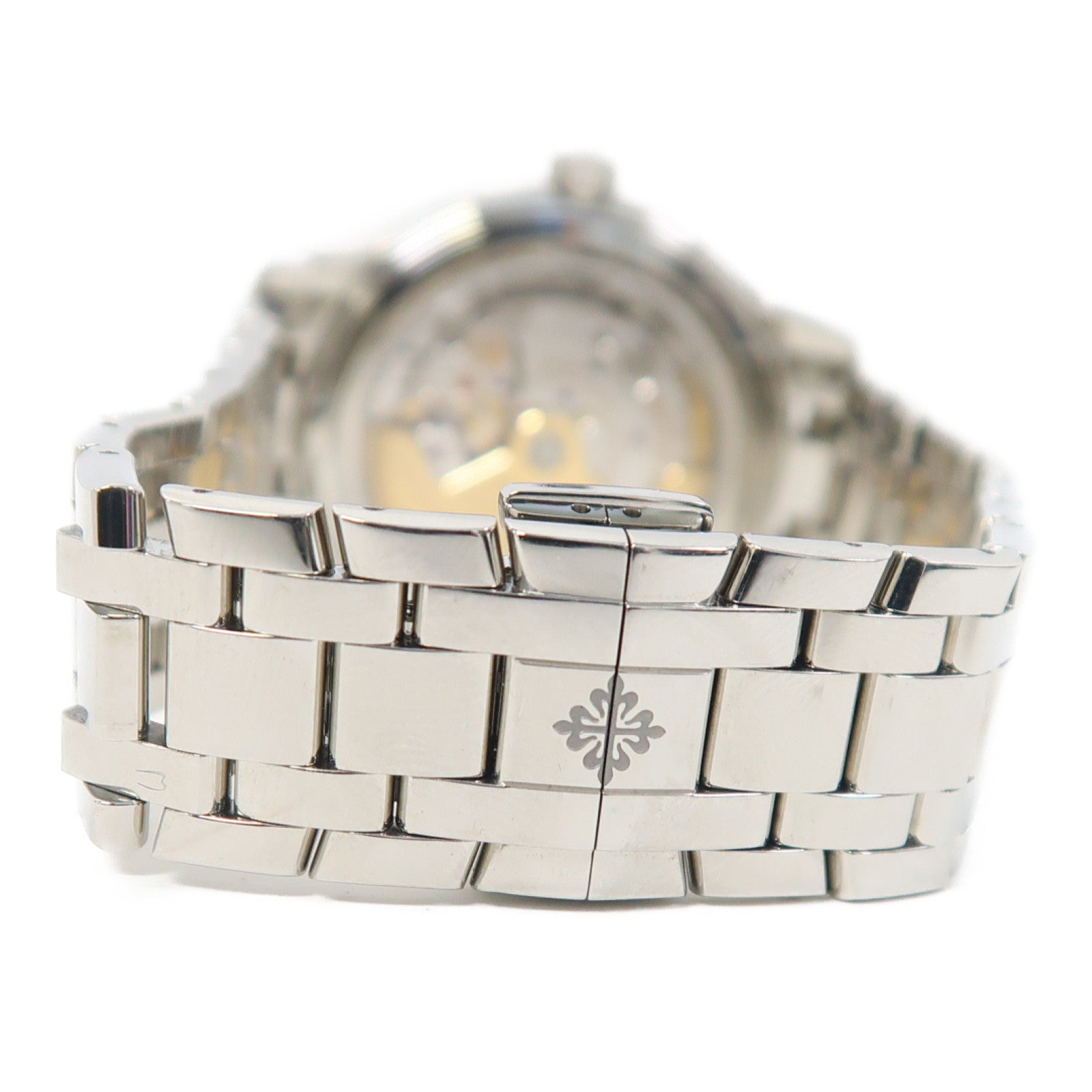 PATEK PHILIPPE Annual Calendar不鏽鋼手錶自動機芯藍色