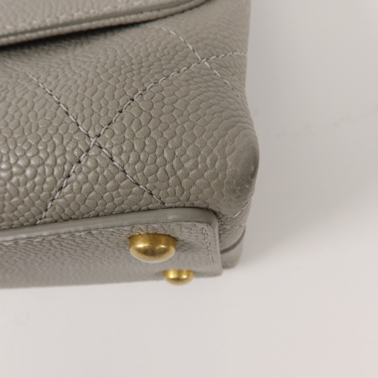 CHANEL 牛皮皮革Chain Shoulder鏈帶手挽肩背兩用袋