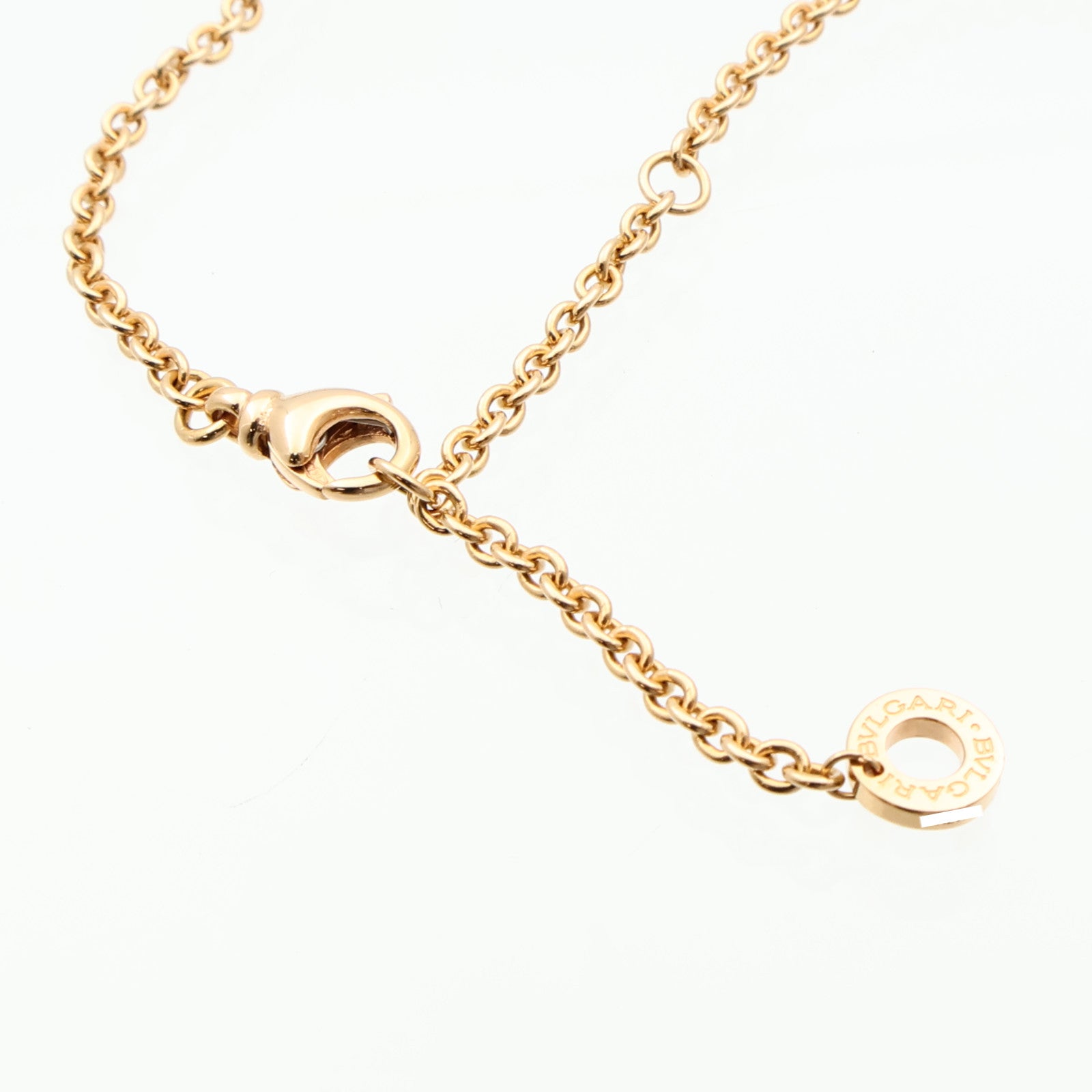 BVLGARI 18K玫瑰金Bvlgari Necklace縞瑪瑙項鍊