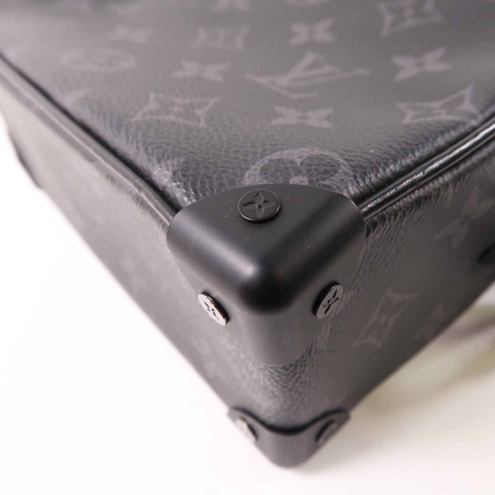 LOUIS VUITTON Monogram Eclipse Mini Soft Trunk肩背袋