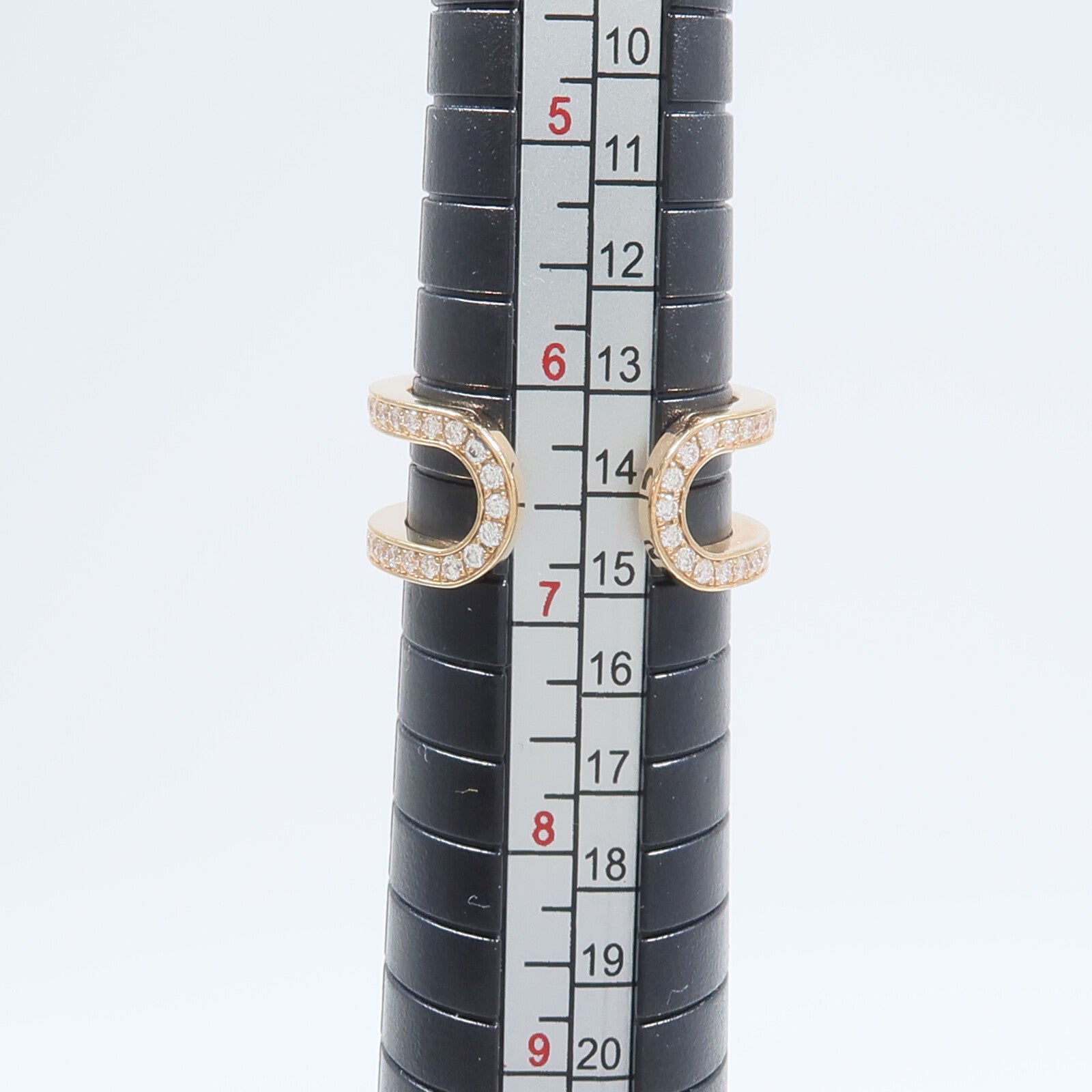 HERMES 18K玫瑰金Ever Chaine d'ancre Ring鑽石戒指