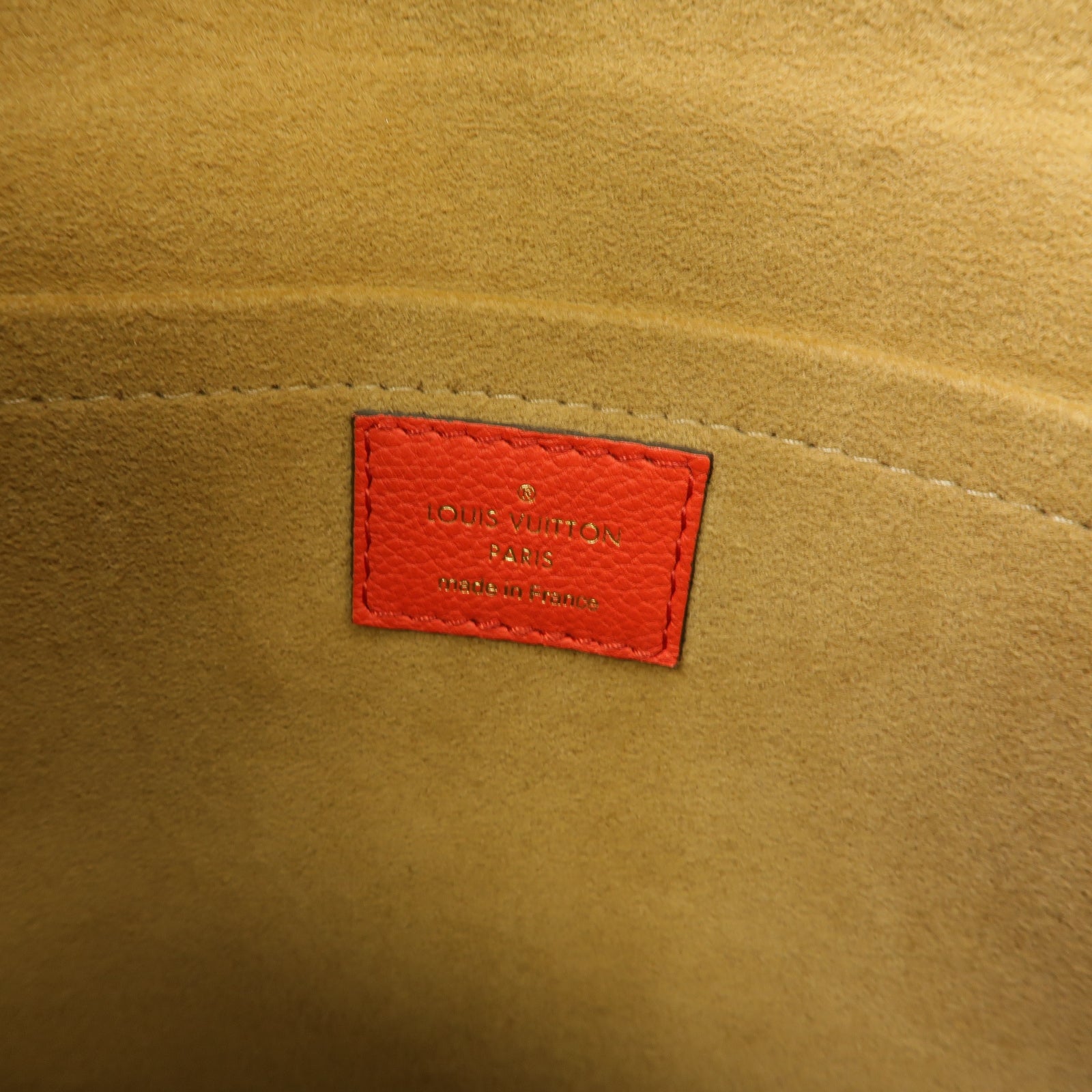 LOUIS VUITTON Monogram Marignan金扣手挽肩背兩用袋啡色/紅色
