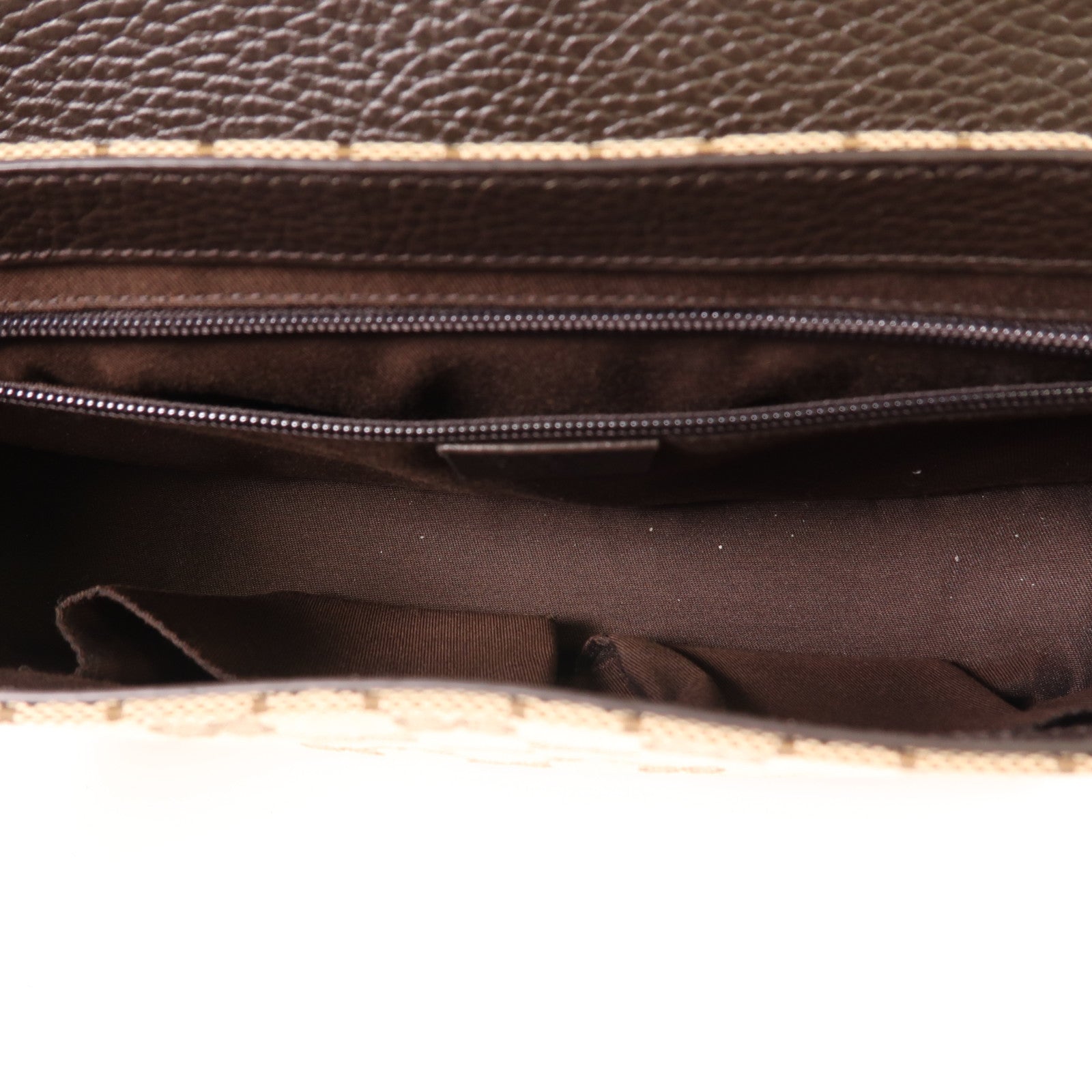 GUCCI 帆布Shoulder Bag銀扣肩背袋