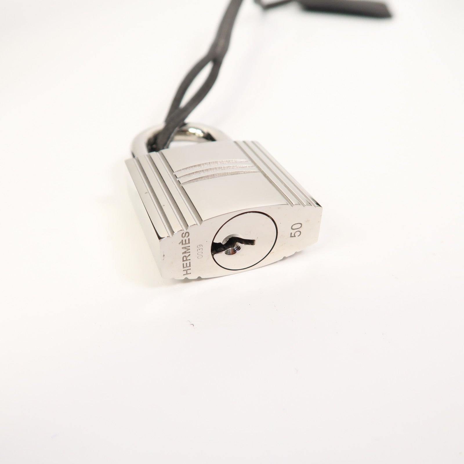 HERMES Clemence皮革Shoulder Birkin銀扣肩背袋灰色
