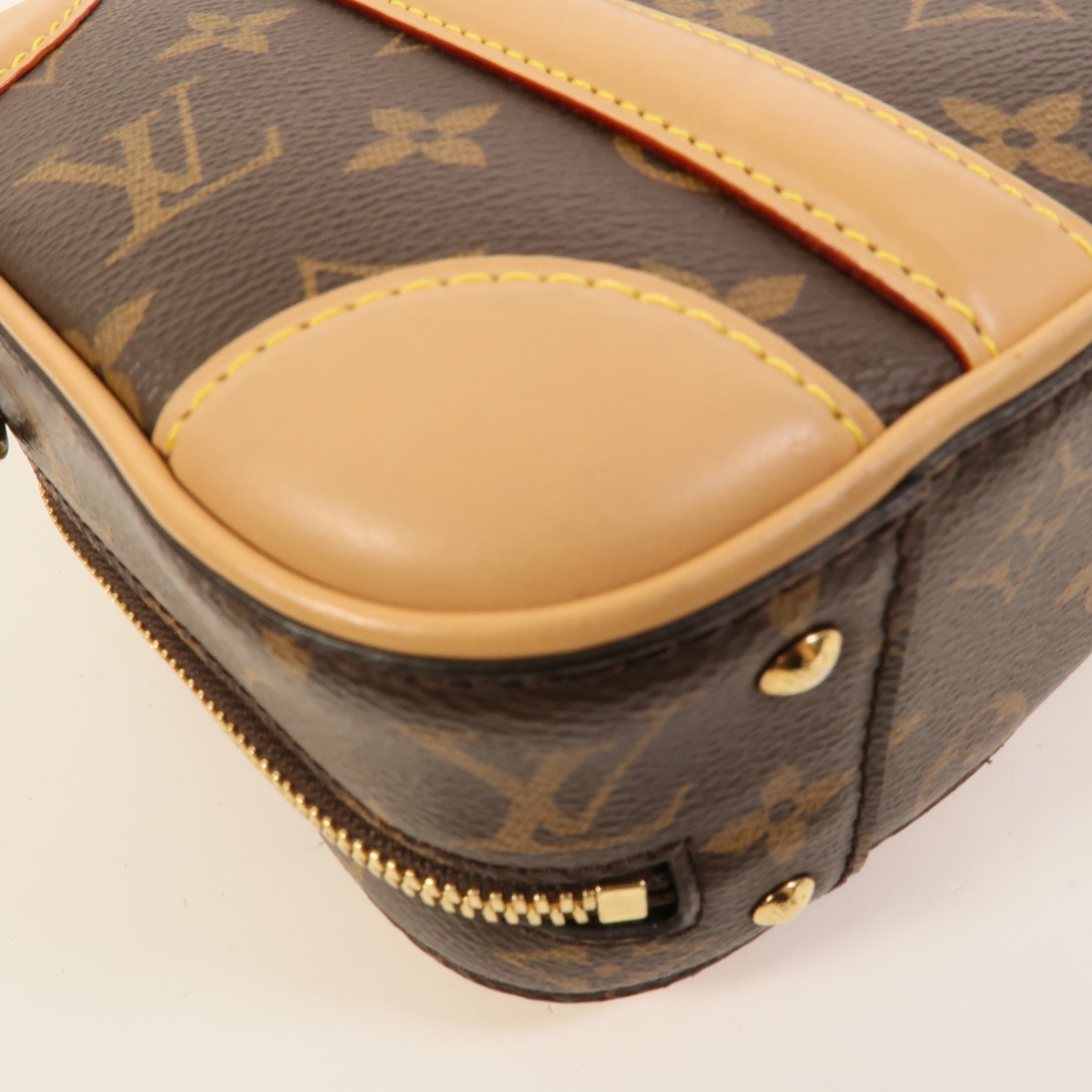 LOUIS VUITTON Monogram Valisette金扣手挽肩背兩用袋