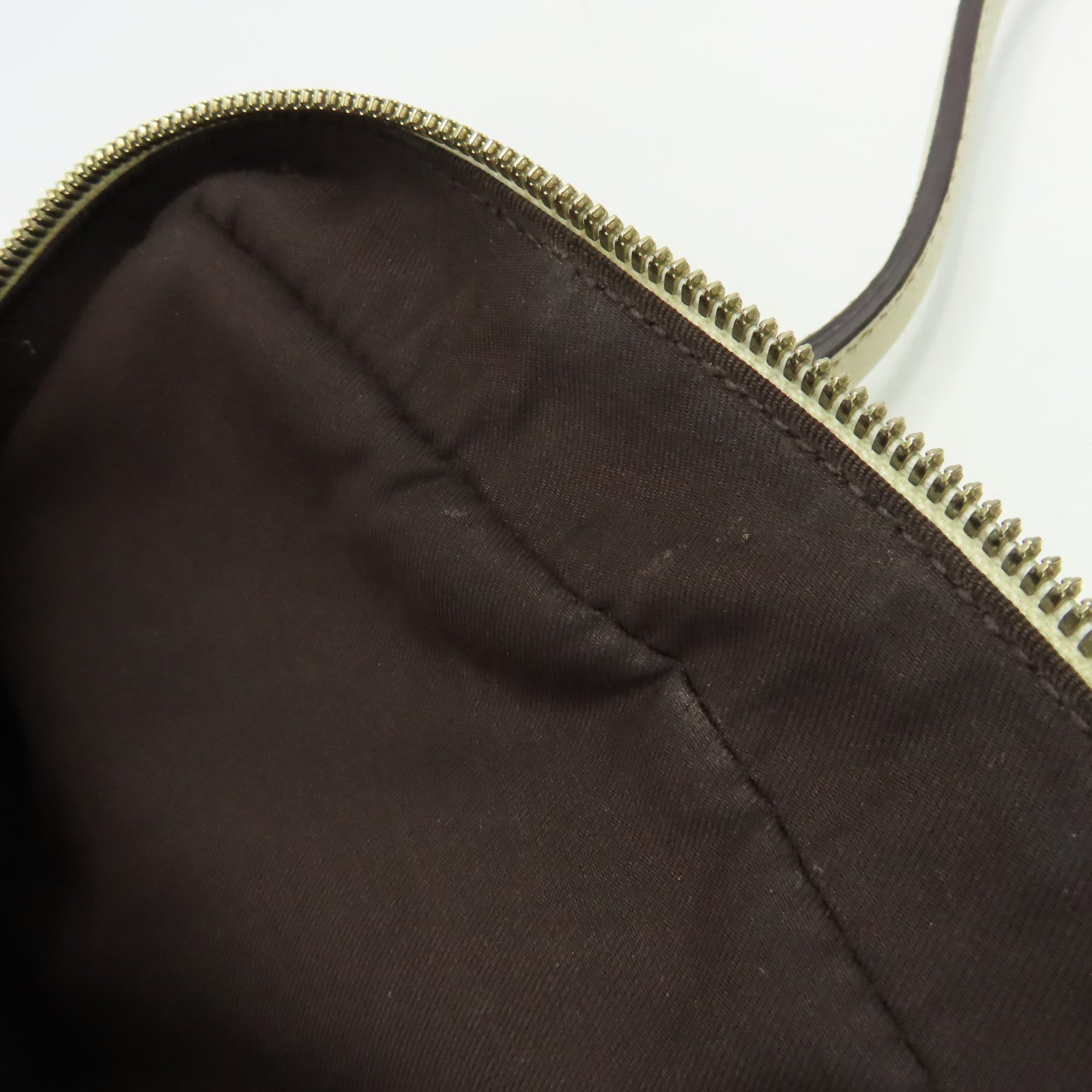 GUCCI 帆布Shoulder Bag金扣肩背袋米色