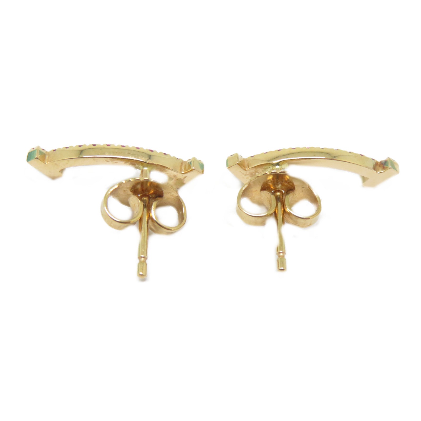TIFFANY＆CO 【激減優惠】18K玫瑰金Smile Earrings藍寶耳環粉紅色