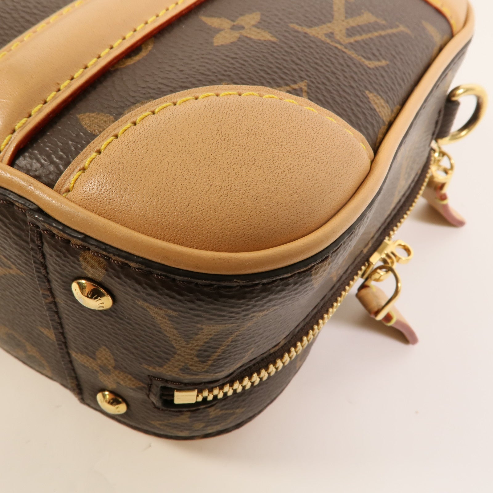 LOUIS VUITTON Monogram Valisette金扣手挽肩背兩用袋