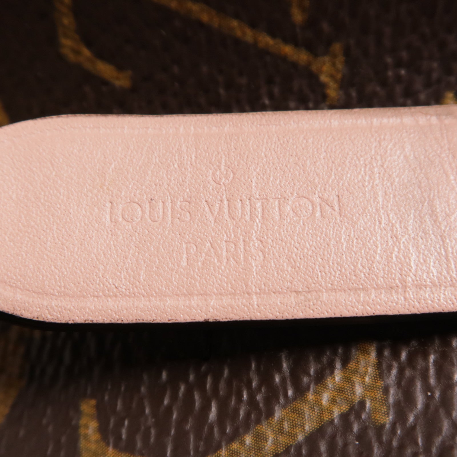 LOUIS VUITTON Monogram Neo Noe金扣手挽肩背兩用袋棕色/粉紅色