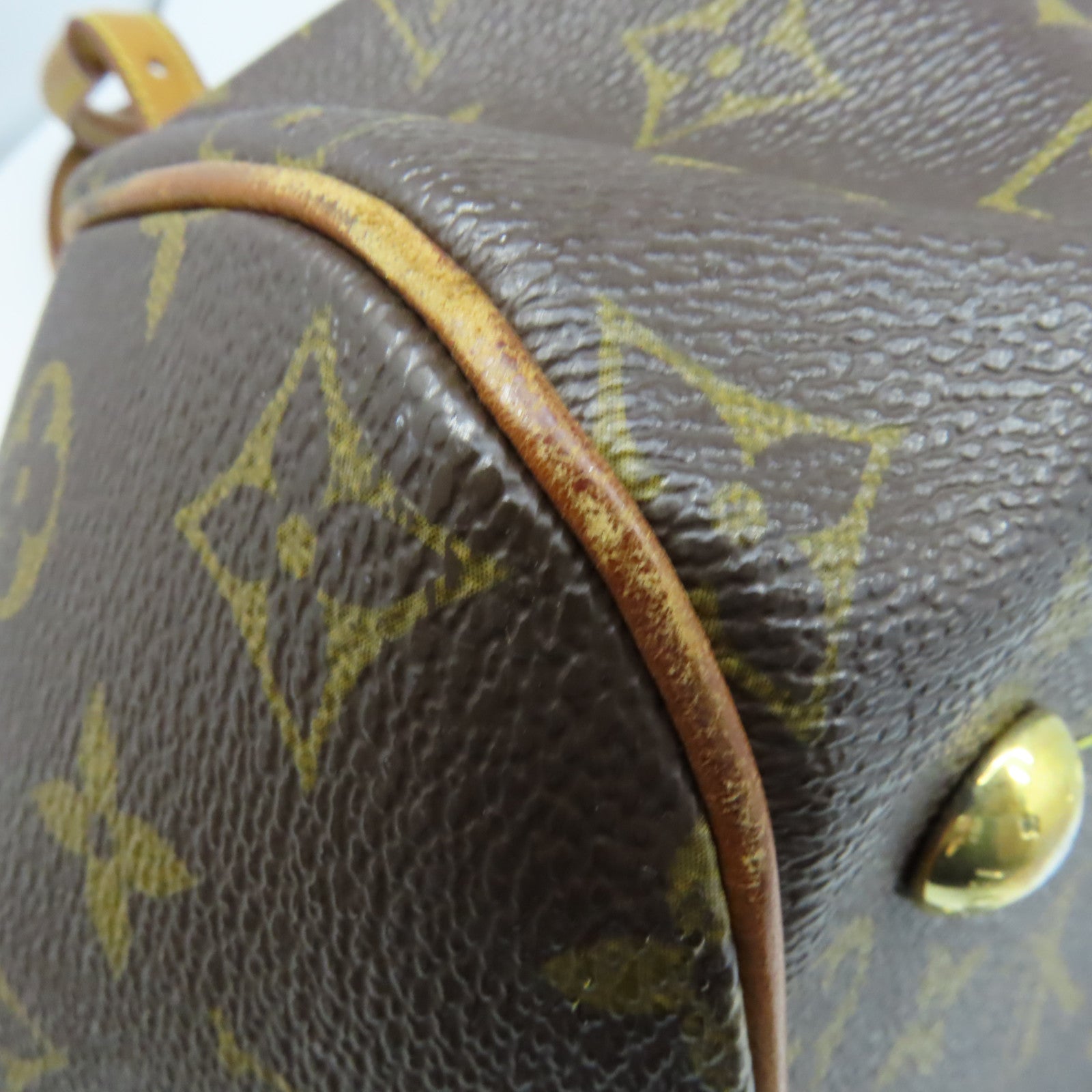 LOUIS VUITTON 【激減優惠】Monogram Tivoli GM金扣手挽袋啡色