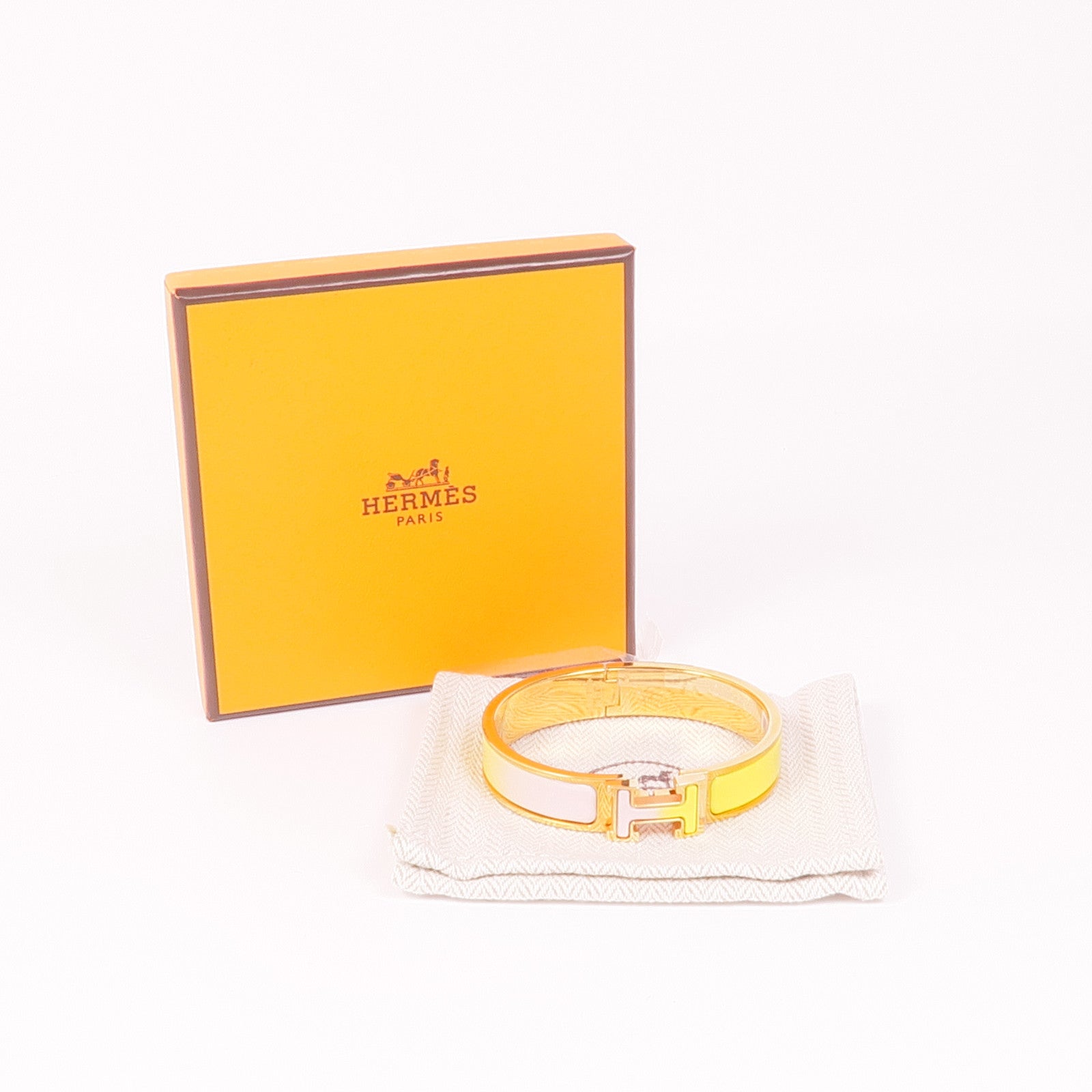 HERMES 金屬/琺瑯Clic H手鐲