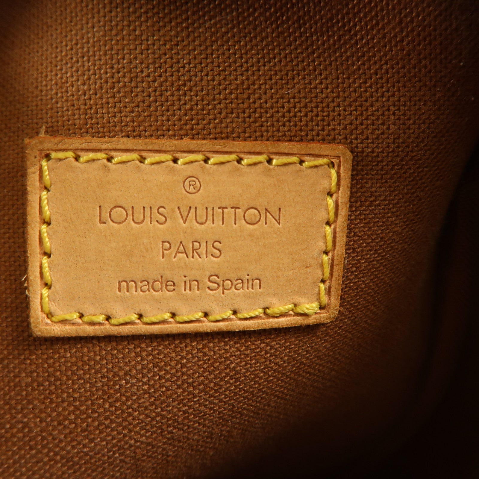 LOUIS VUITTON Monogram Pochette Gange金扣肩背袋棕色