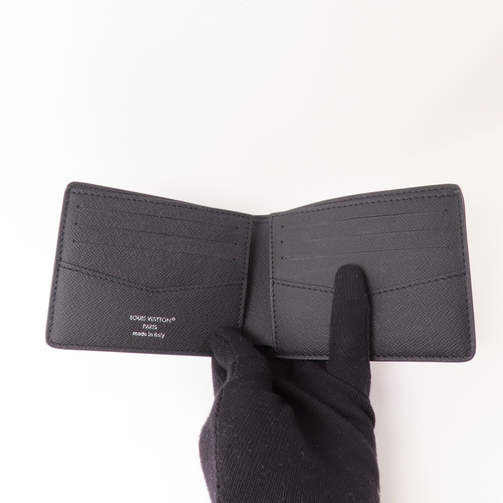 LOUIS VUITTON Monogram Eclipse Slender錢包