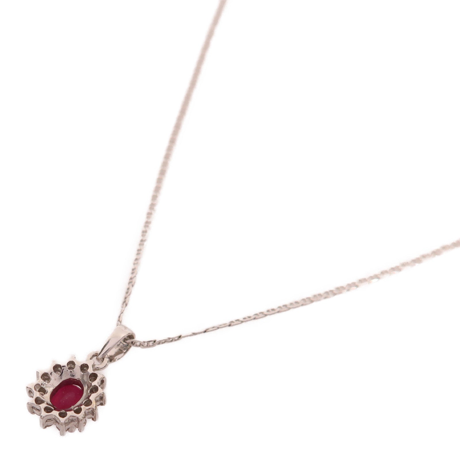 JEWELRY 18K白金Ruby Necklace項鍊