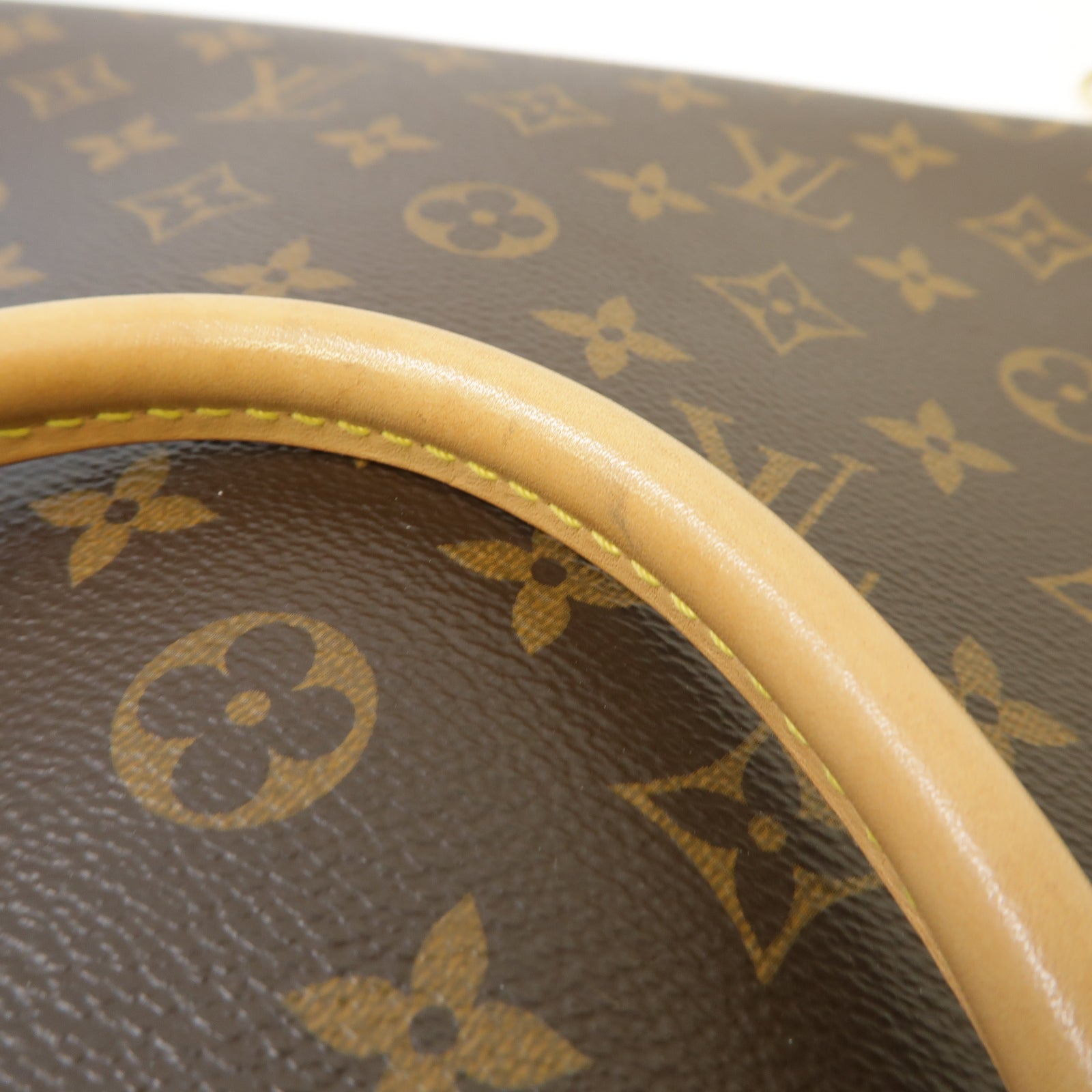 LOUIS VUITTON Monogram Marignan金扣手挽肩背兩用袋啡色/紅色