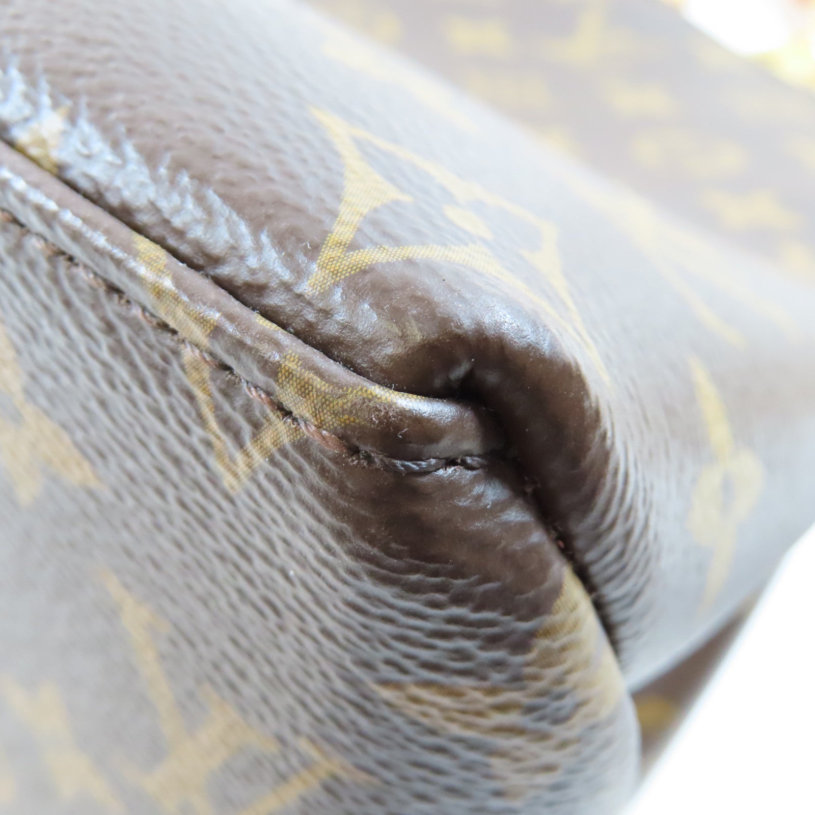LOUIS VUITTON Monogram Petit Palais金扣手挽肩背兩用袋棕色