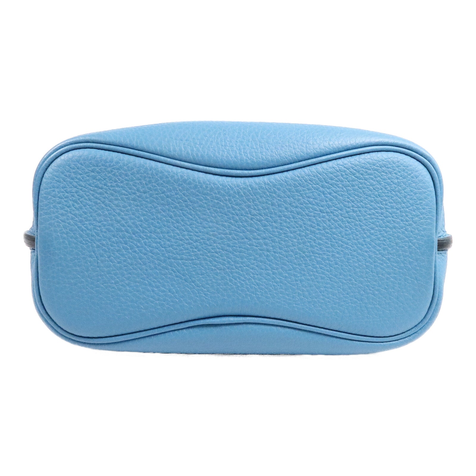 HERMES Clemence皮革So Kelly 22肩背袋Turquoise