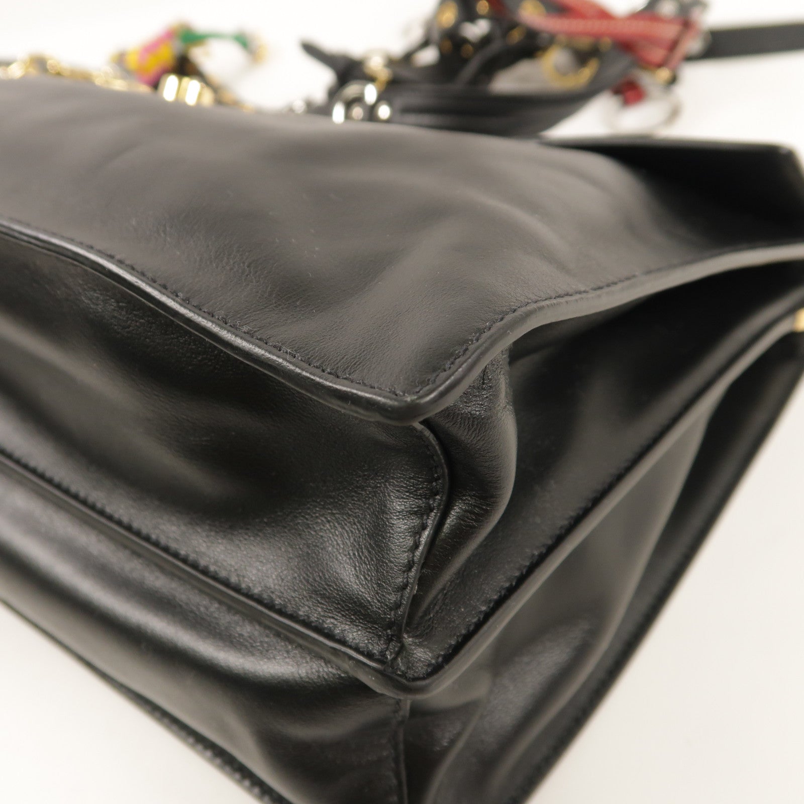 PRADA 【激減優惠】牛皮皮革Soft Sound Large肩背袋