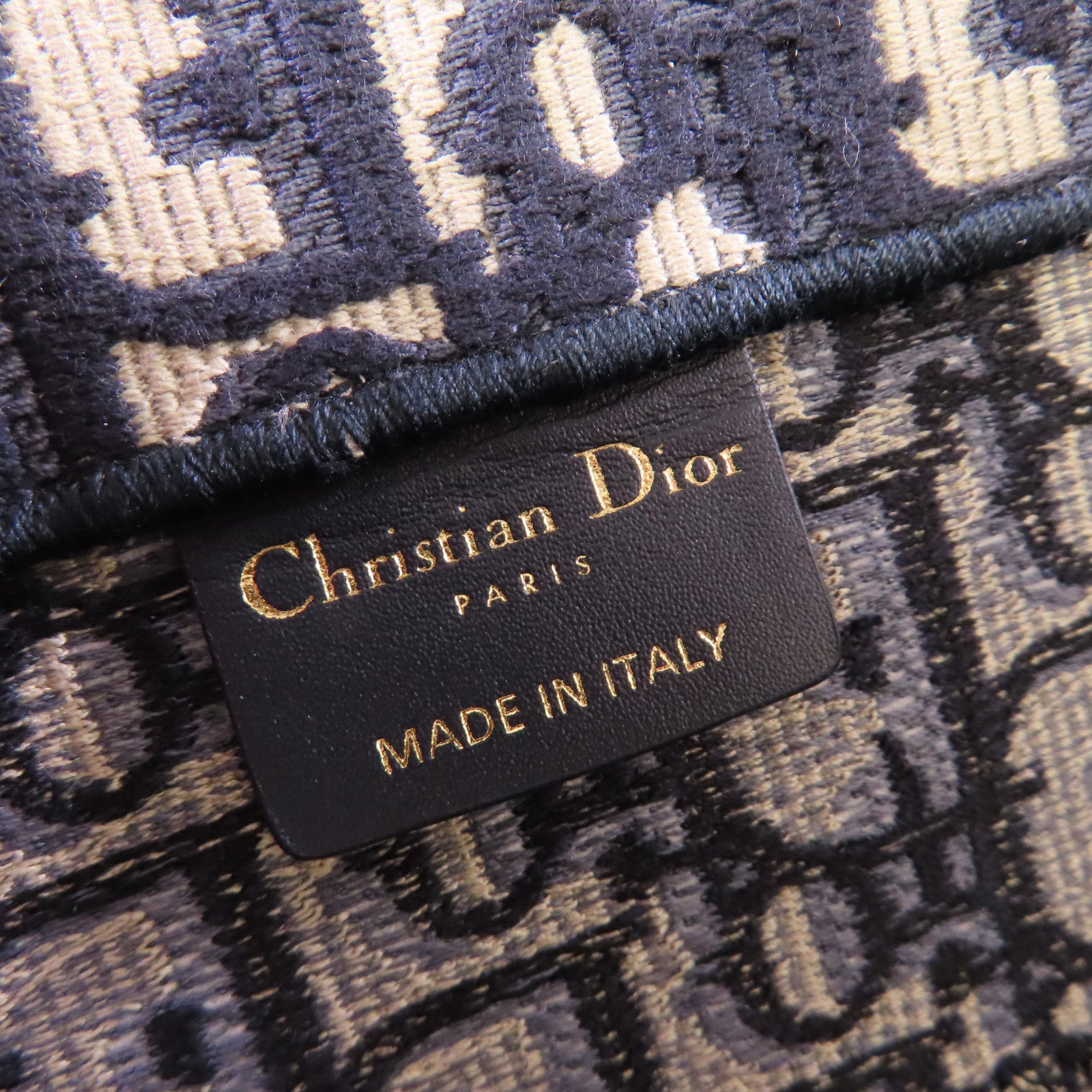 Dior 帆布Book Tote Medium Bag手挽袋寶藍色