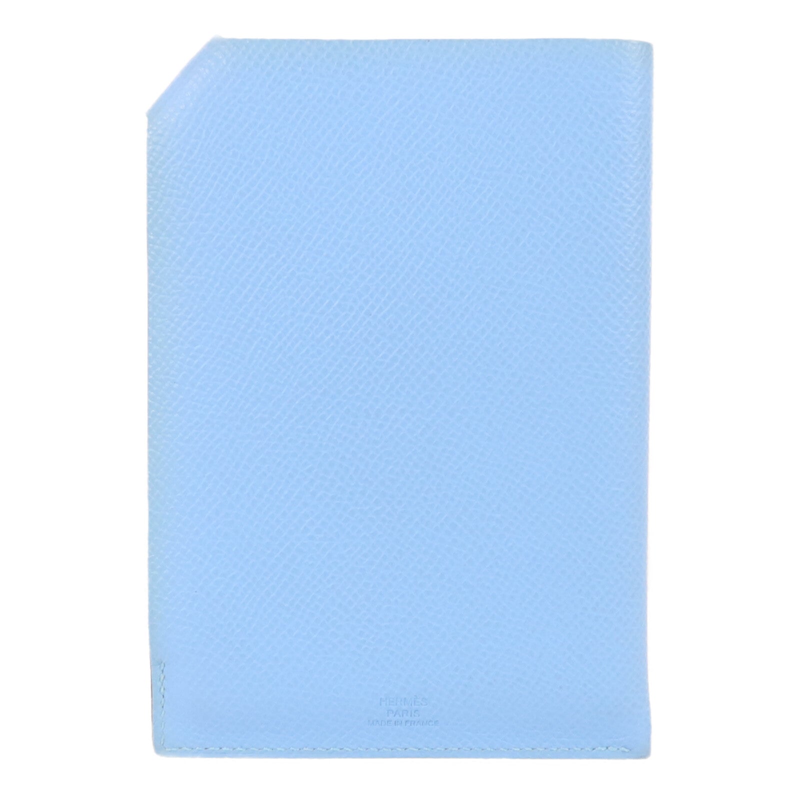 HERMES Epsom皮革Tarmac Passport Holder護照套Celeste