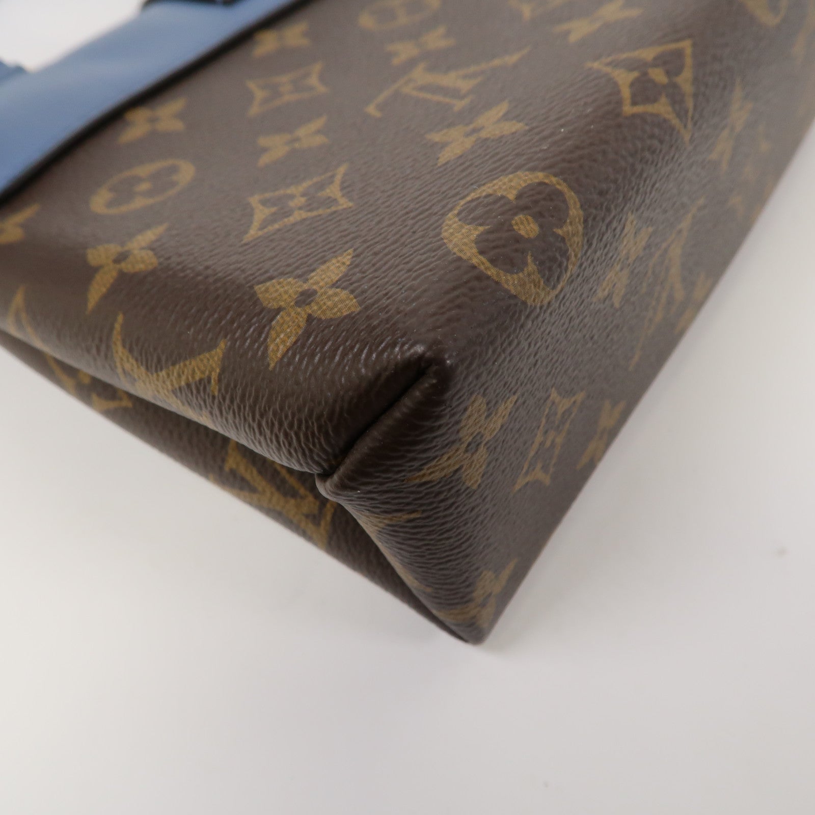 LOUIS VUITTON 【激減優惠】Monogram Locky BB金扣手挽肩背兩用袋藍色/啡色