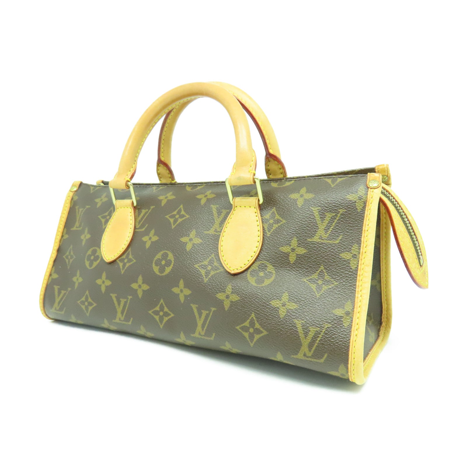 LOUIS VUITTON 【清倉大減價】Monogram Popincourt金扣手挽袋啡色