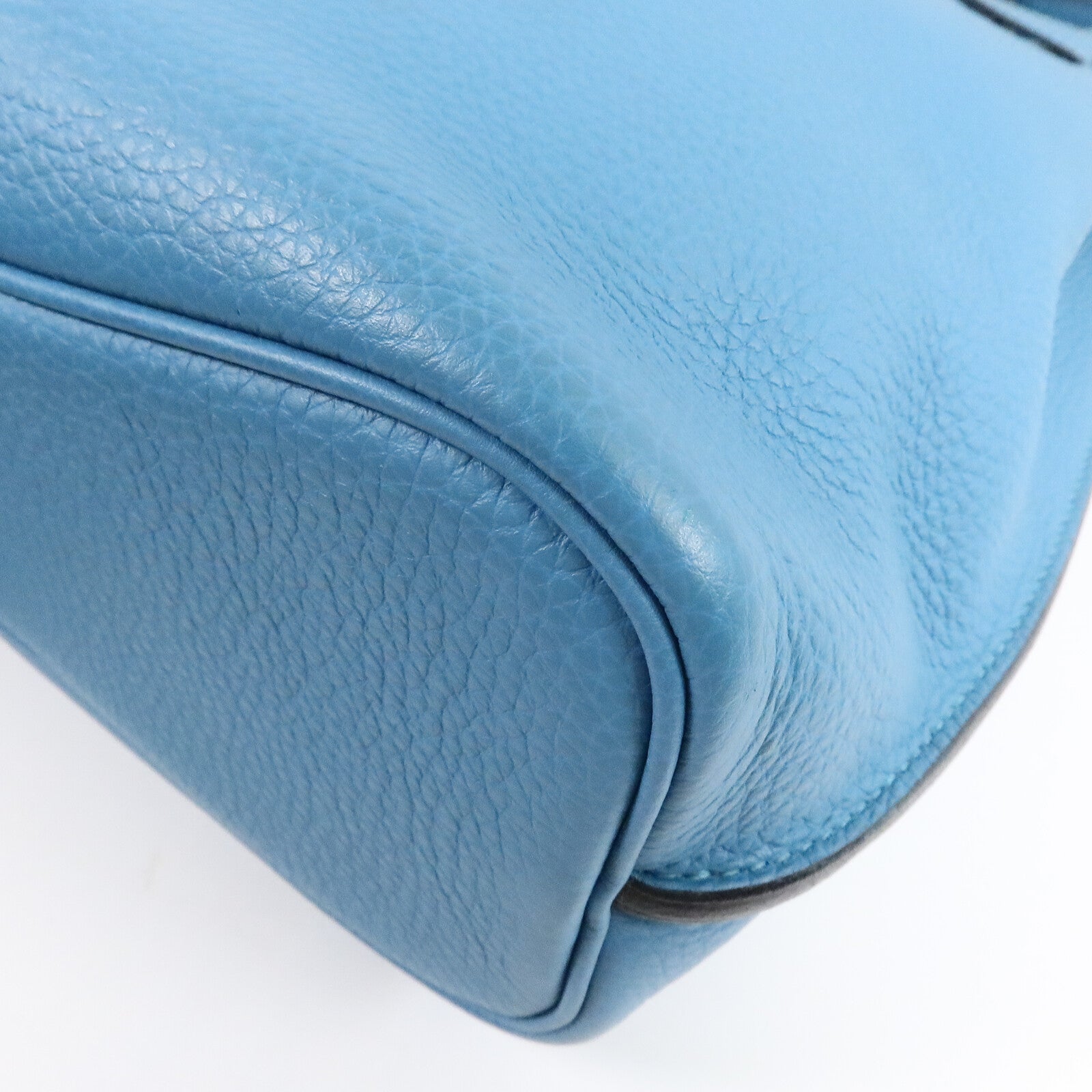HERMES Clemence皮革So Kelly 22肩背袋Turquoise