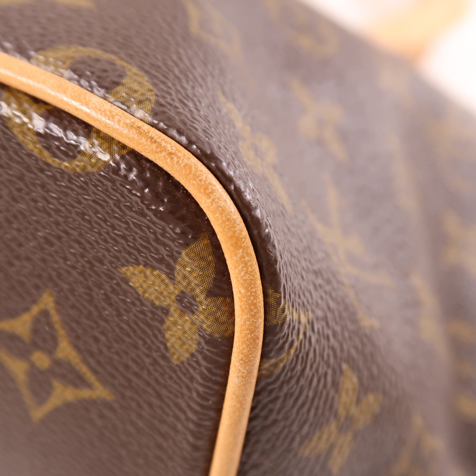 LOUIS VUITTON Monogram Palermo PM金扣手挽肩背兩用袋棕色
