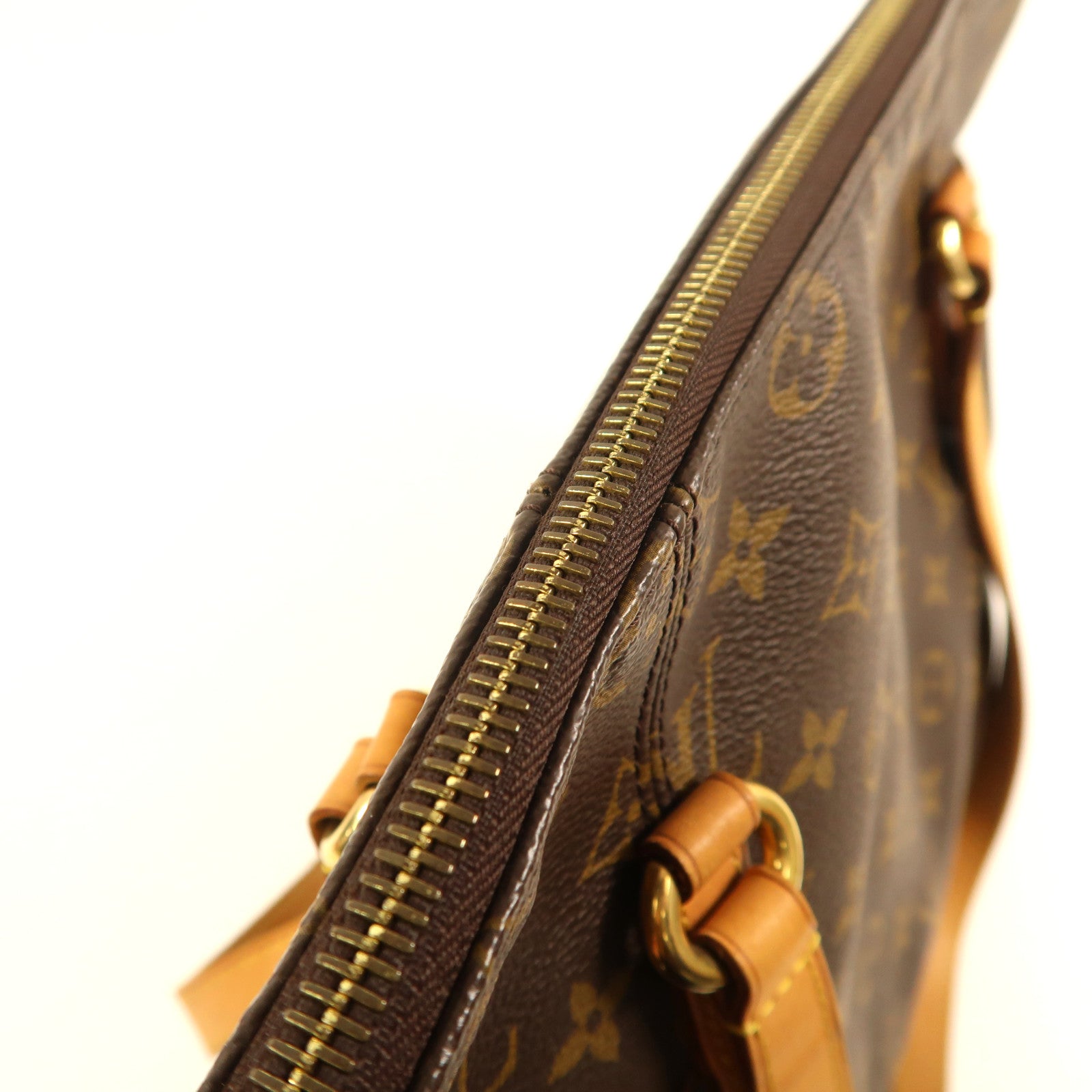 LOUIS VUITTON Monogram Totally MM金扣肩背袋棕色