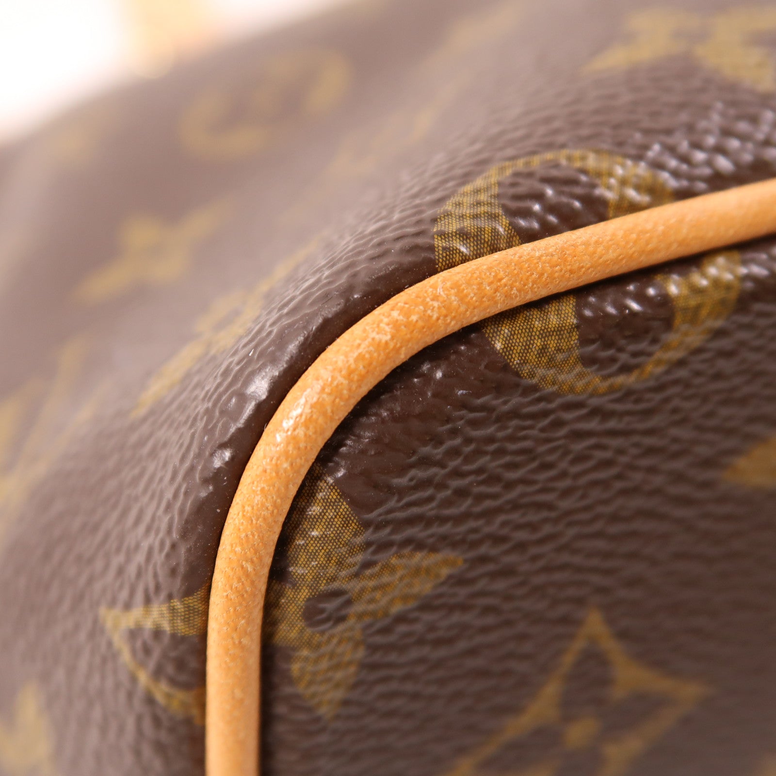 LOUIS VUITTON Monogram Palermo PM金扣手挽肩背兩用袋棕色