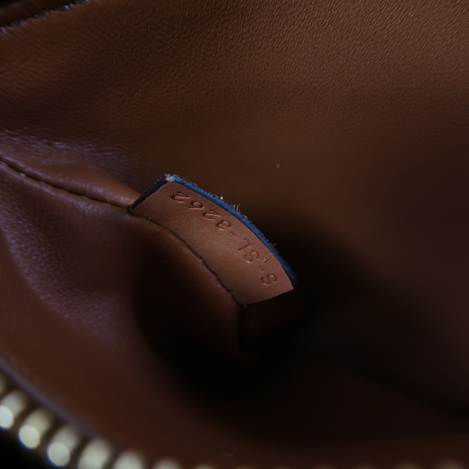 CELINE 帆布Small 16金扣手挽肩背兩用袋啡色/米色