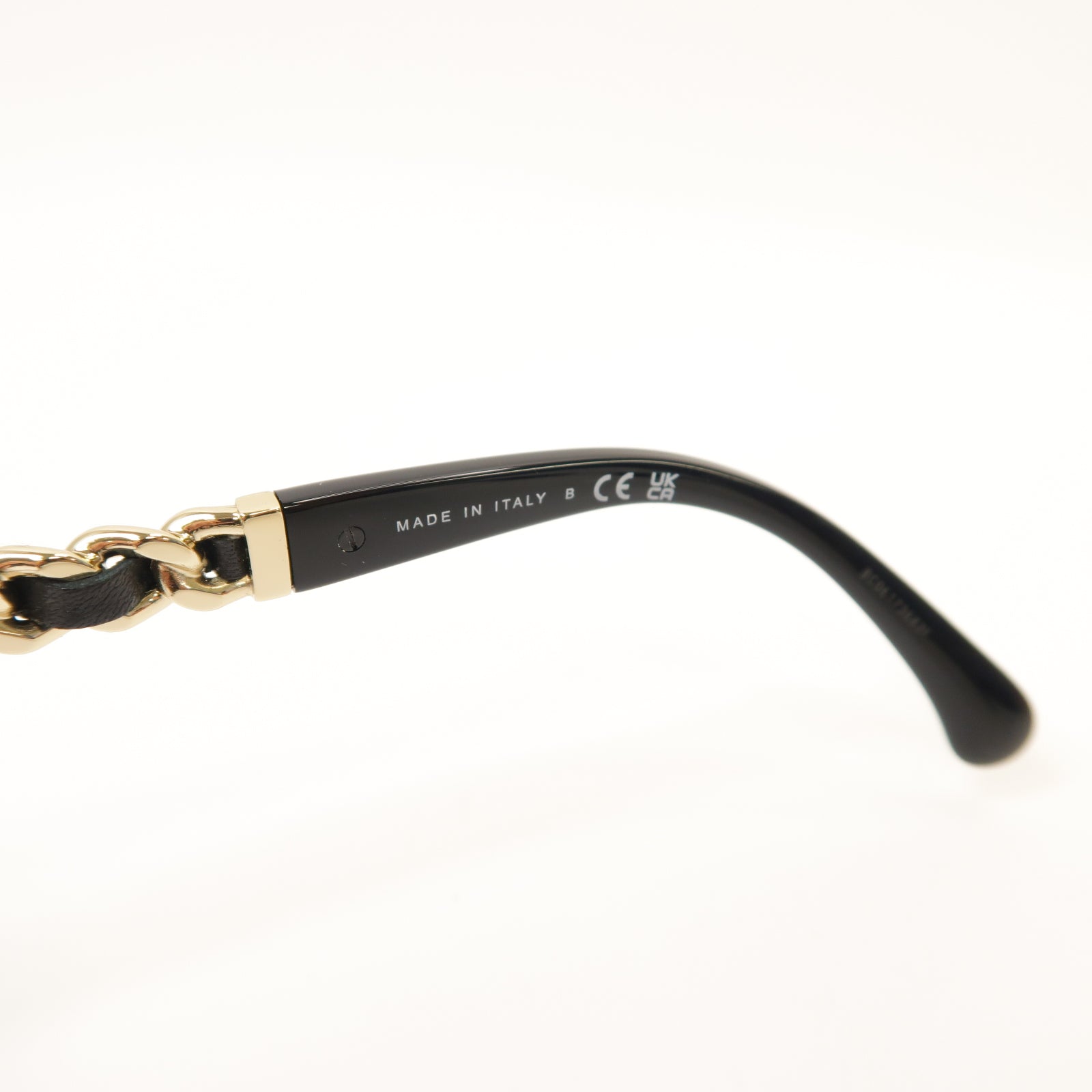 CHANEL 【激減優惠】PVC Glasses金扣眼鏡黑色