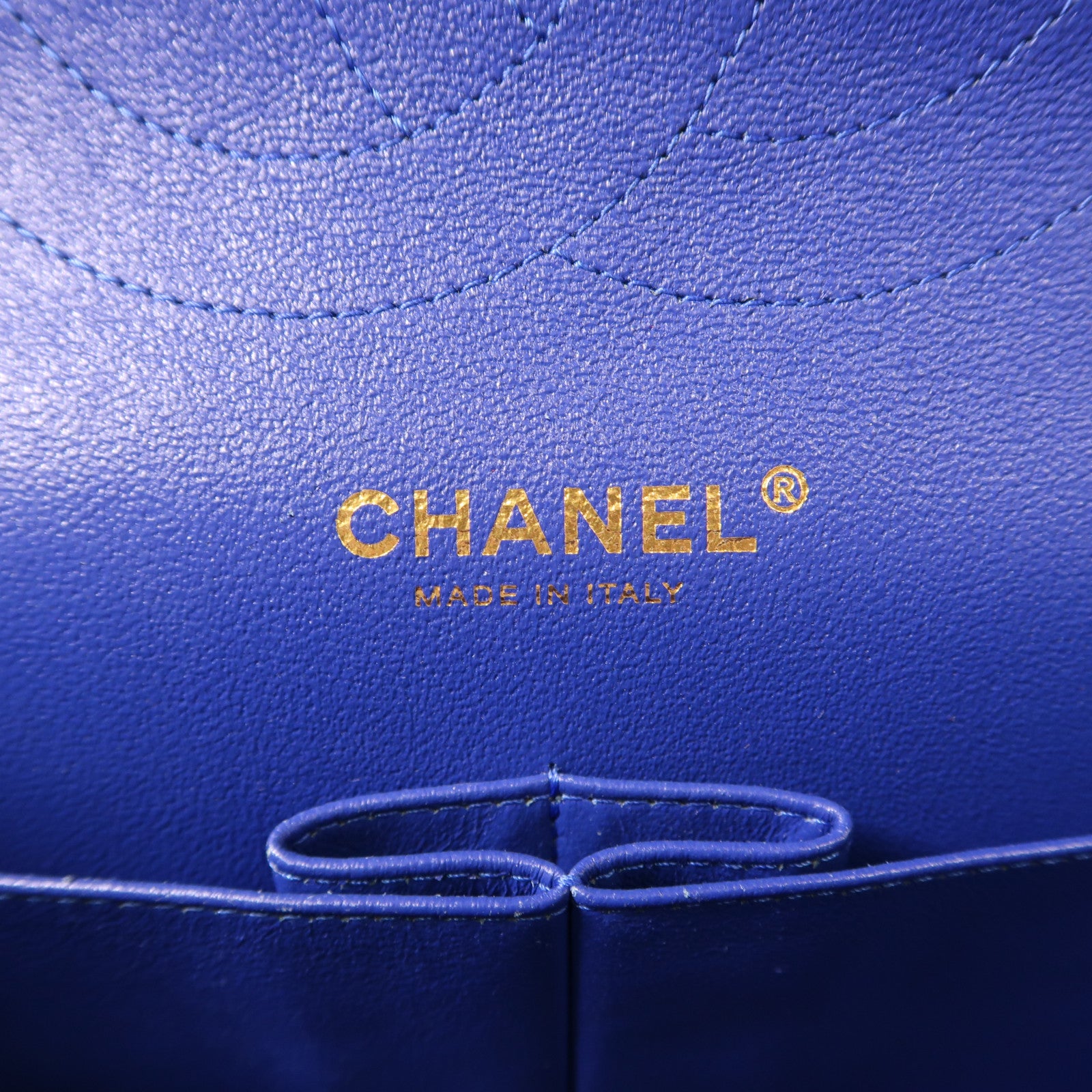 CHANEL 牛皮皮革Large Classic金扣鏈帶肩背袋