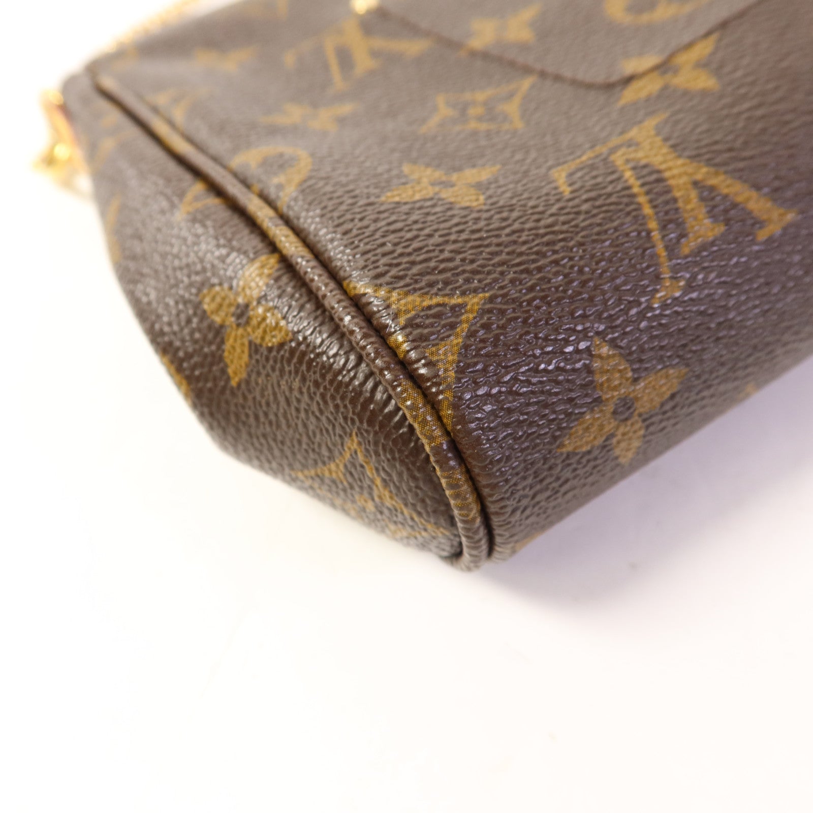 LOUIS VUITTON Monogram Favorite MM金扣手挽肩背兩用袋