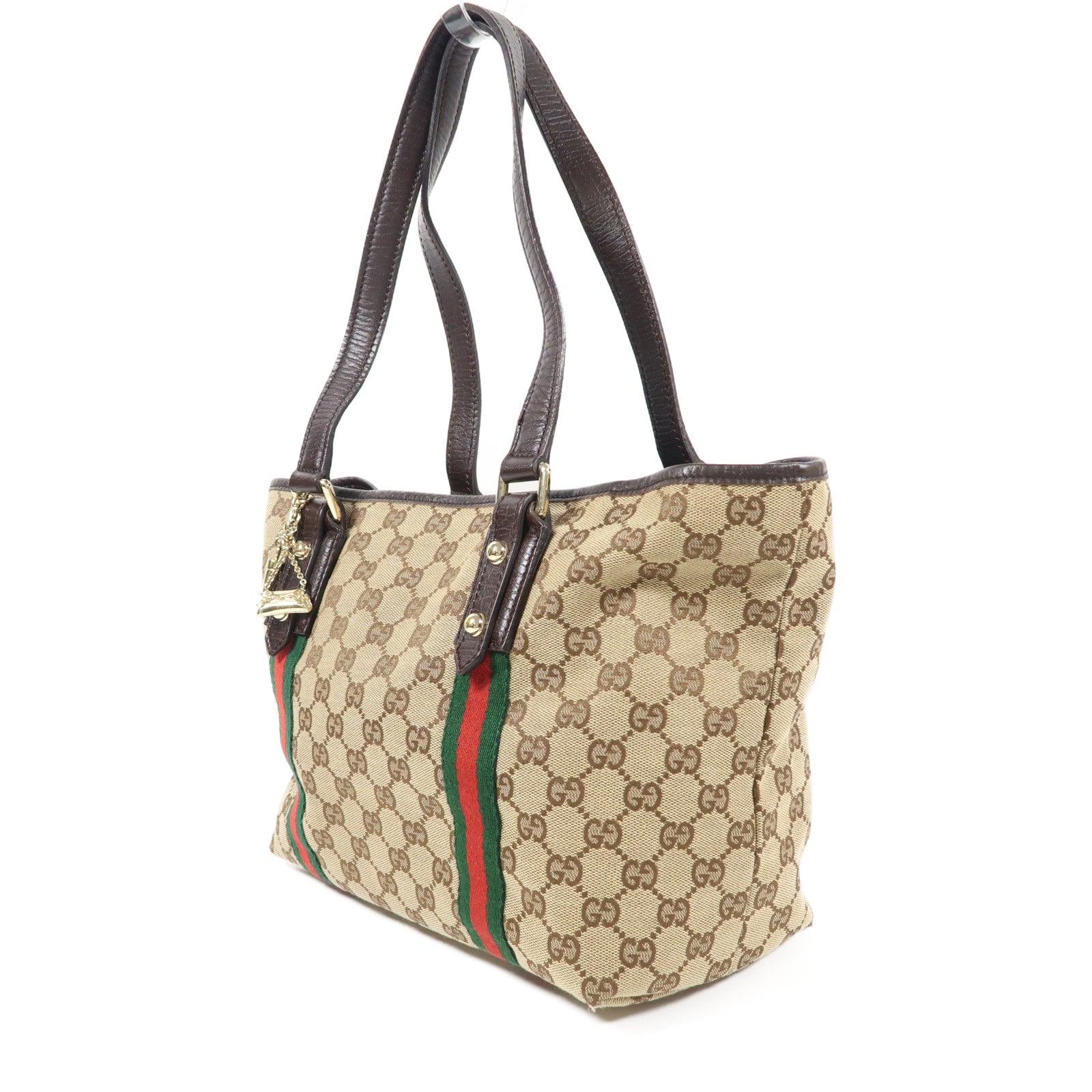 GUCCI 【激減優惠】帆布Shoulder Bag金扣肩背袋