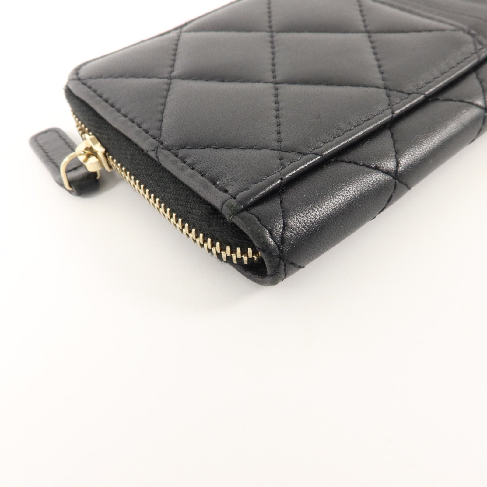 CHANEL 羊皮皮革Card Case金扣卡片套