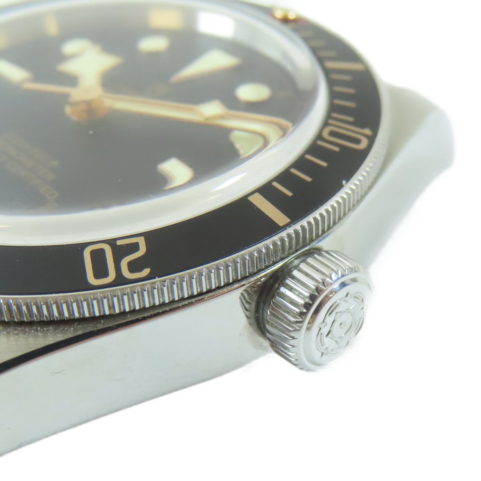 TUDOR Black Bay 58不鏽鋼手錶自動機芯黑色#16cm