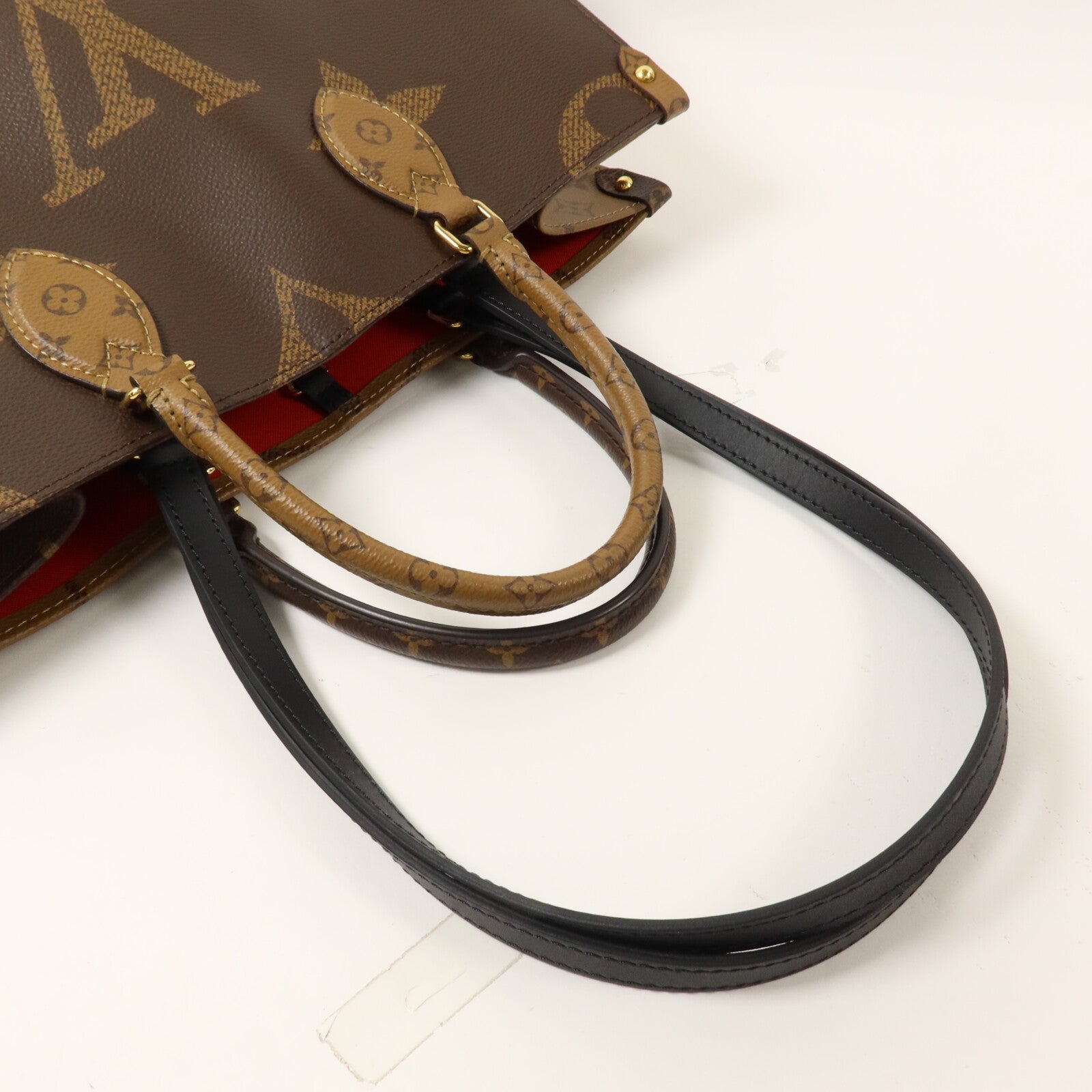 LOUIS VUITTON Monogram Giant On The Go MM手挽肩背兩用袋