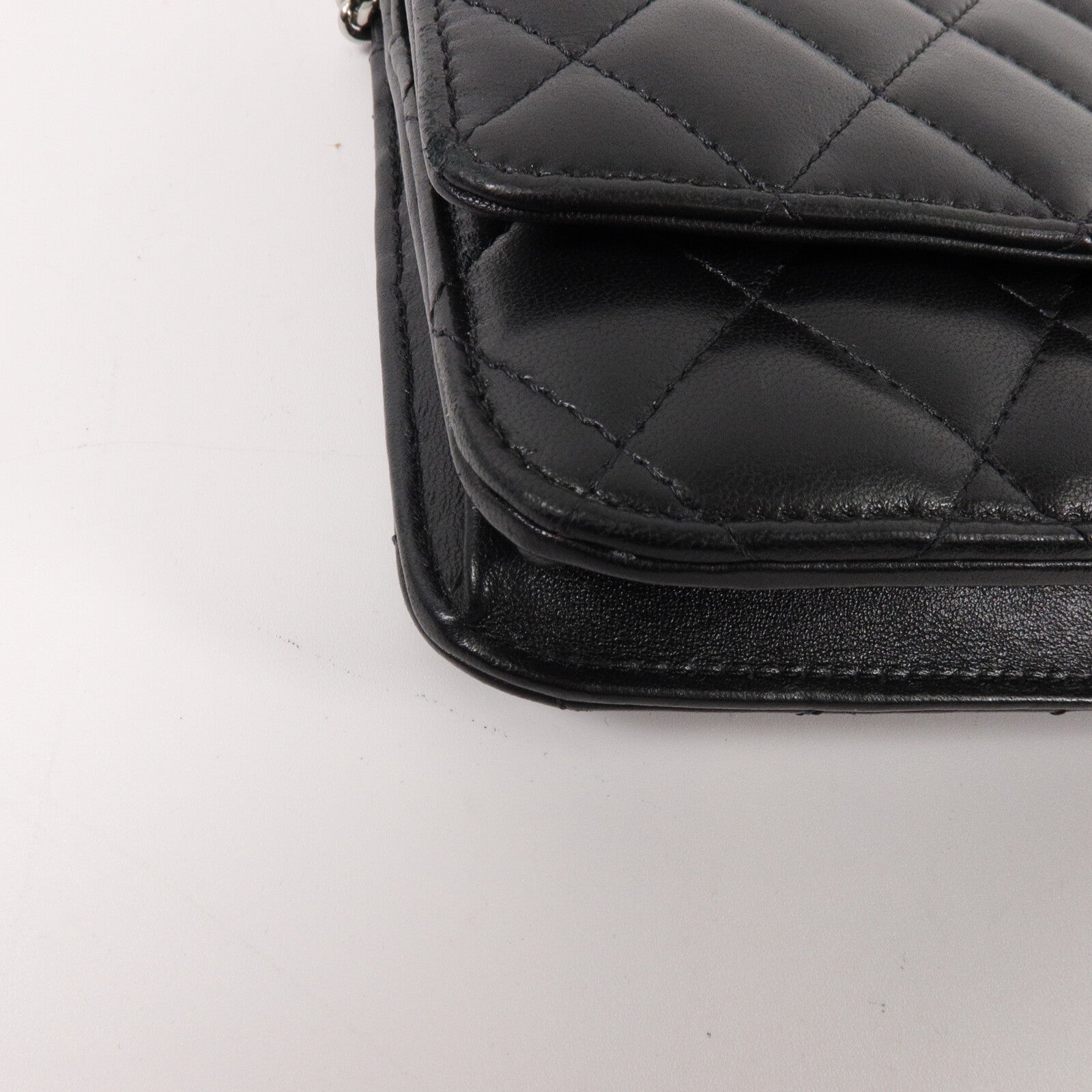 CHANEL 羊皮皮革WOC Wallet On Chain鏈帶肩背袋