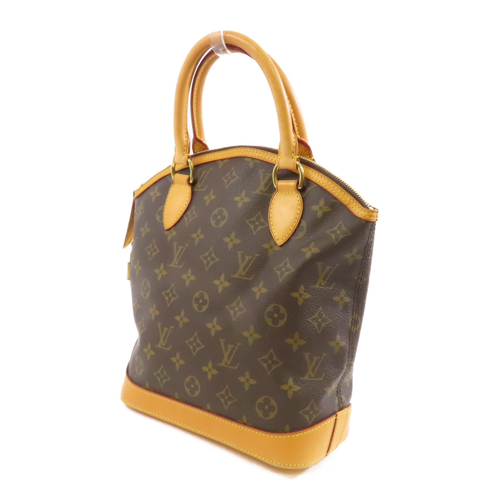 LOUIS VUITTON 【激減優惠】Monogram Lockit金扣手挽袋啡色